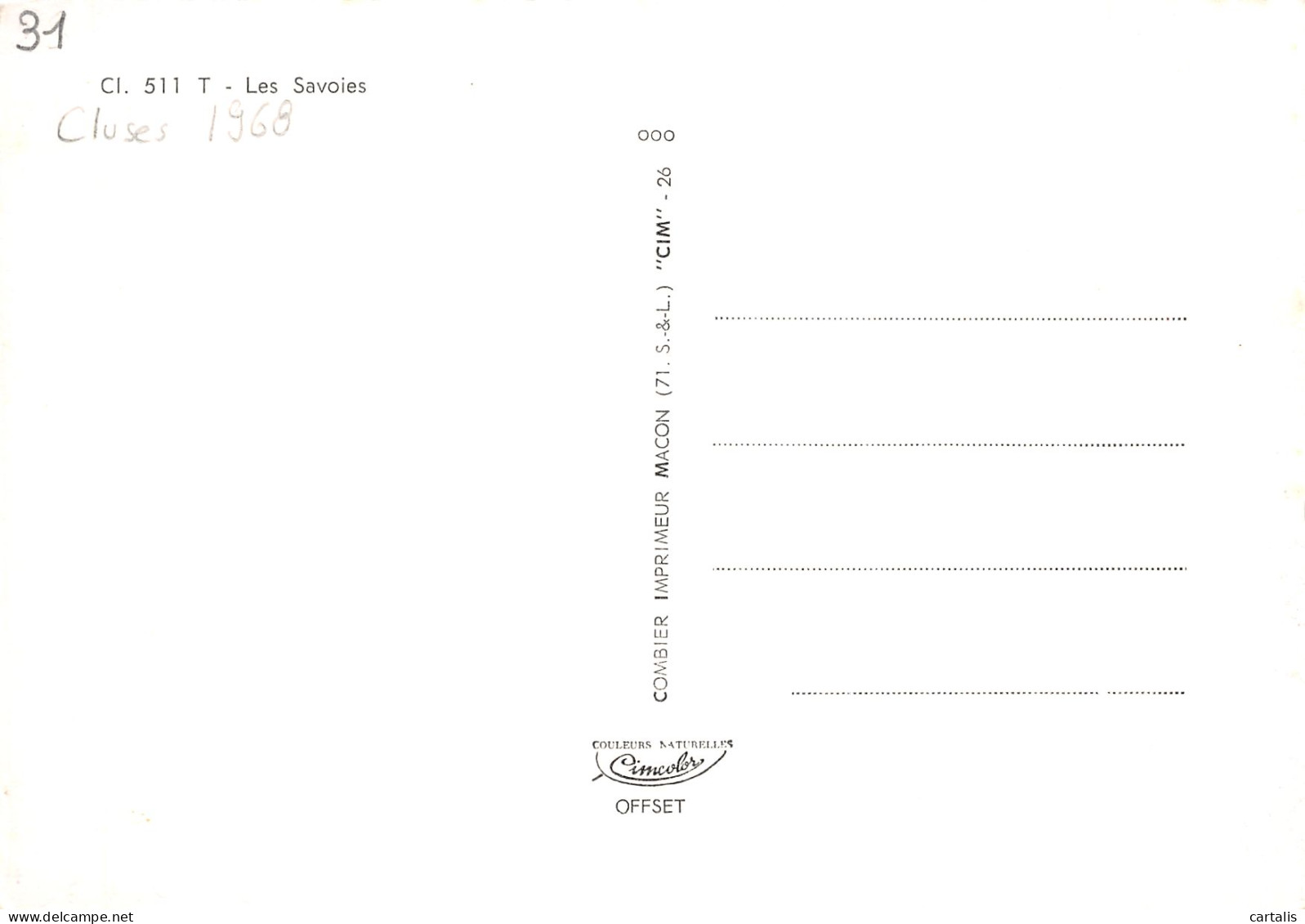 73-LES SAVOIES-N°4199-B/0351 - Other & Unclassified