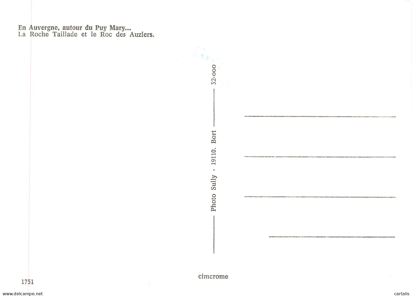 15-PUY MARY-N°4199-B/0343 - Other & Unclassified