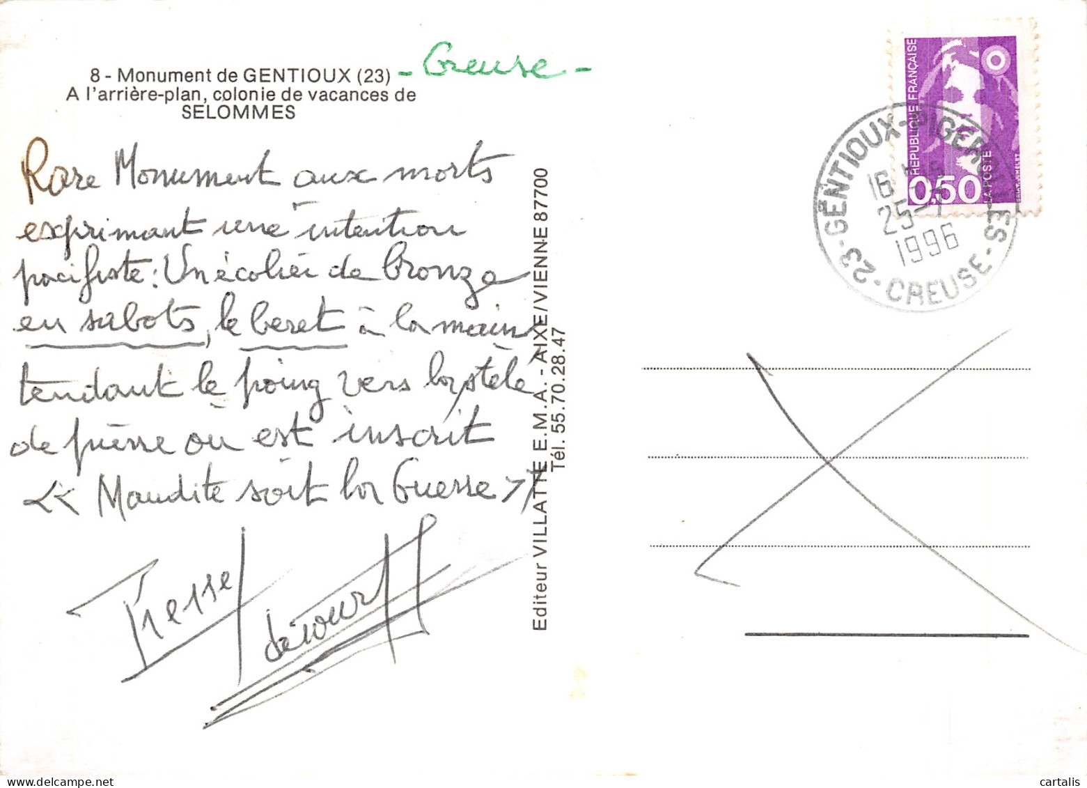 23-GENTIOUX-N°4199-B/0329 - Other & Unclassified