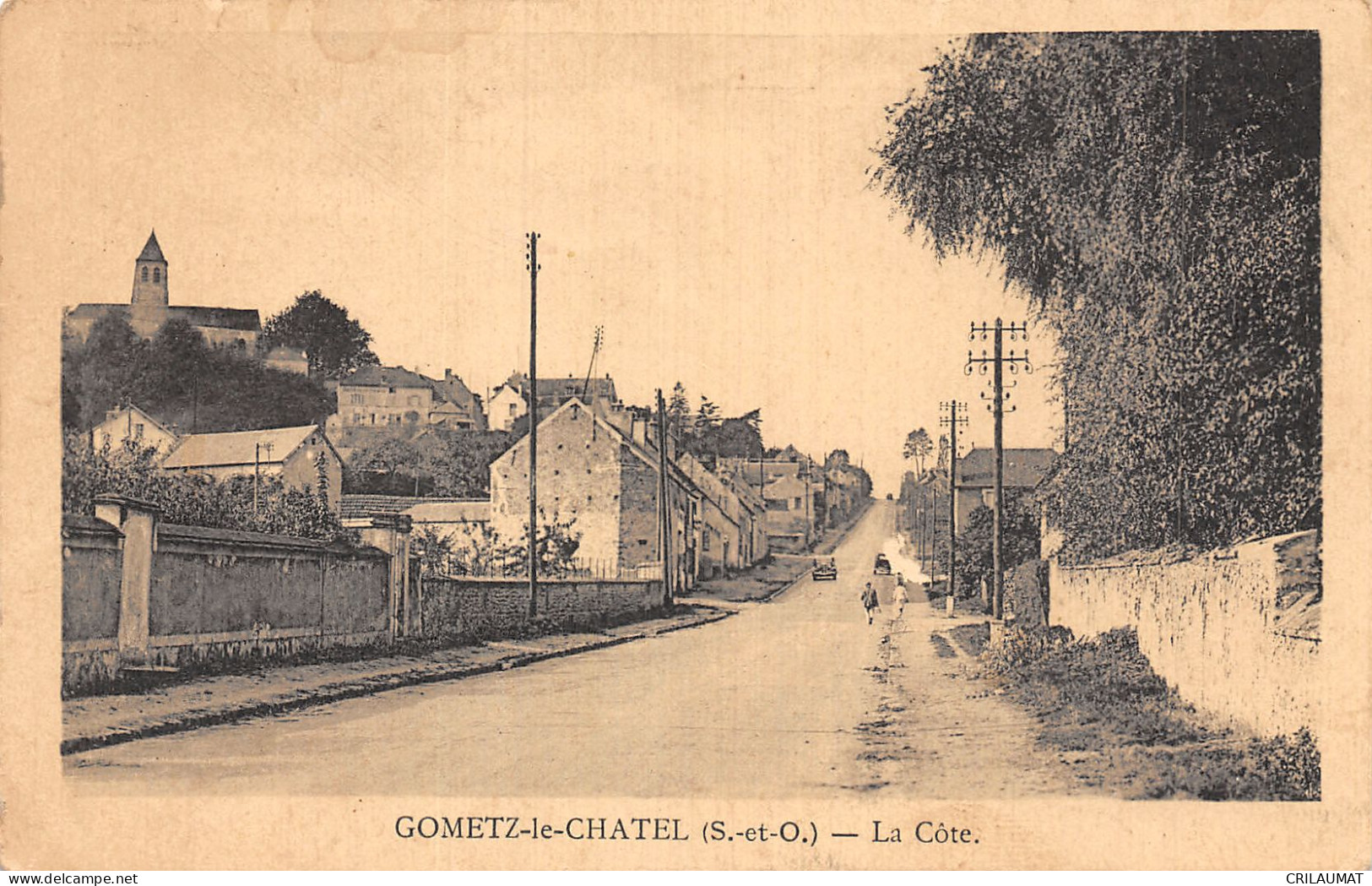 91-GOMETZ LE CHATEL-N°5145-H/0299 - Autres & Non Classés