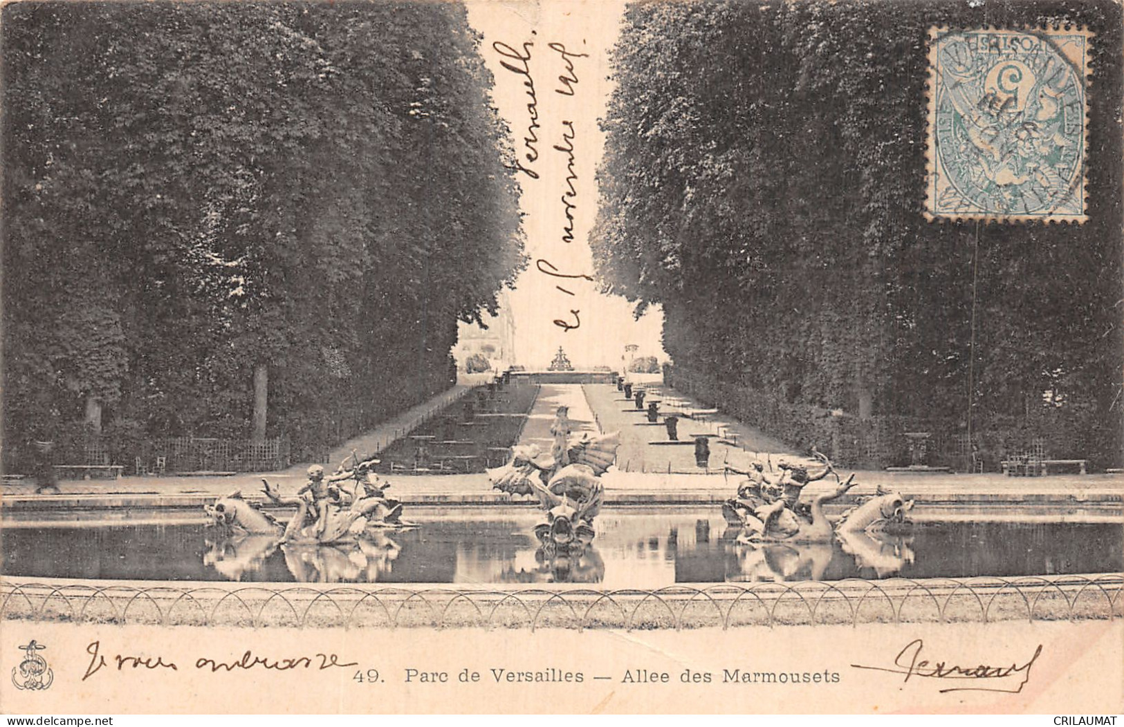 78-VERSAILLES LE PARC-N°5145-H/0257 - Versailles (Château)