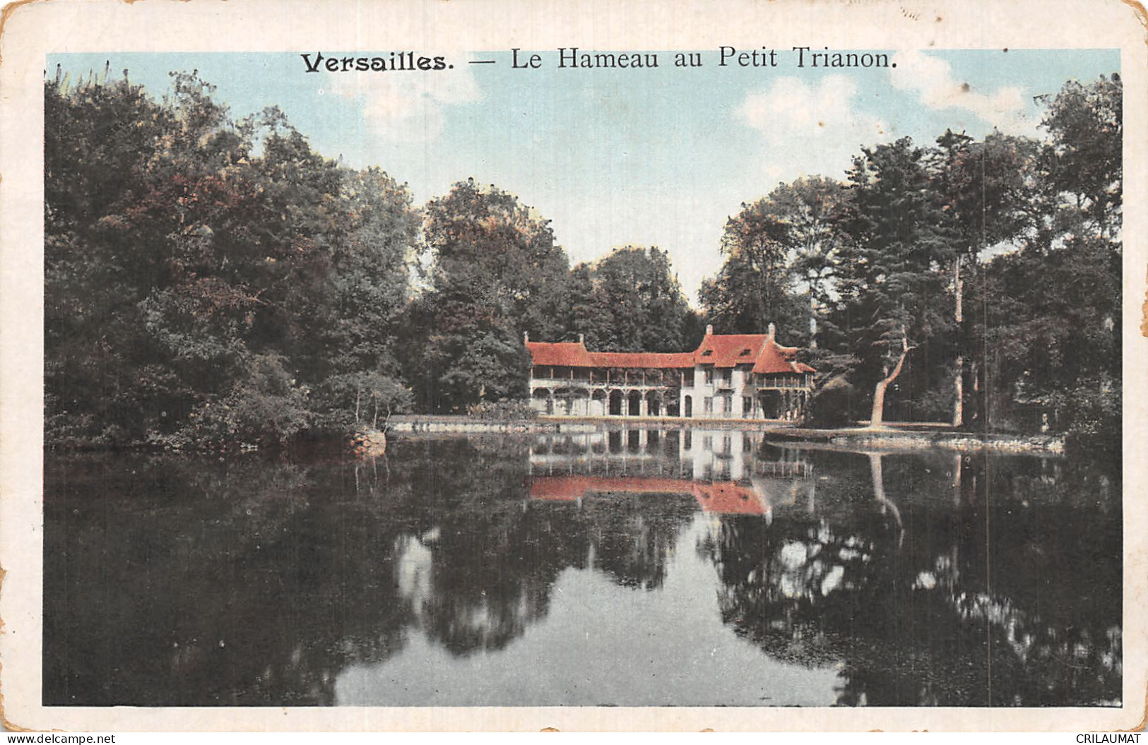 78-VERSAILLES HAMEAU AU PETIT TRIANON-N°5145-H/0253 - Versailles (Château)