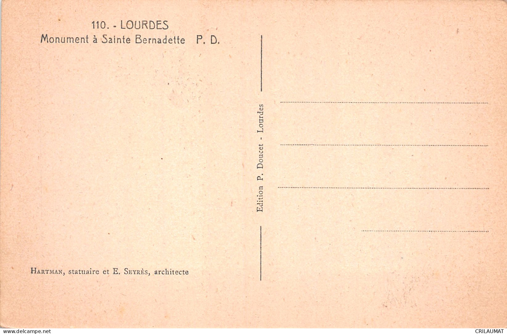 65-LOURDES-N°5145-G/0341 - Lourdes