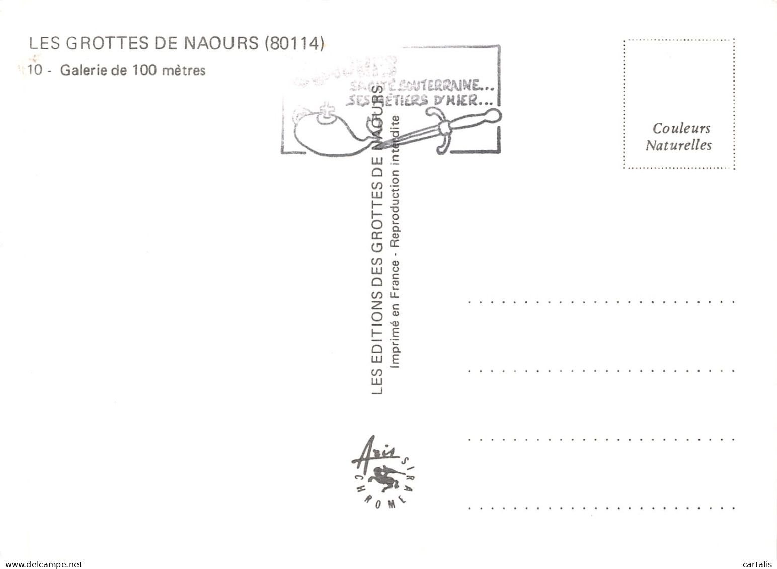 80-GROTTES DE NAOURS-N°4200-A/0285 - Other & Unclassified