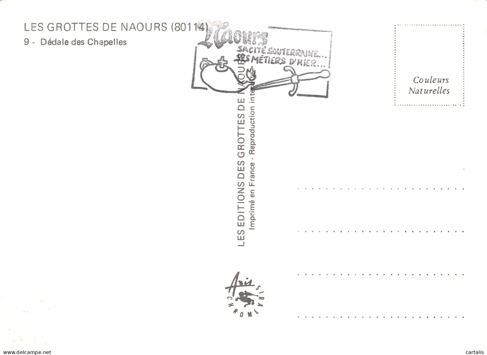 80-GROTTES DE NAOURS-N°4200-A/0283 - Other & Unclassified