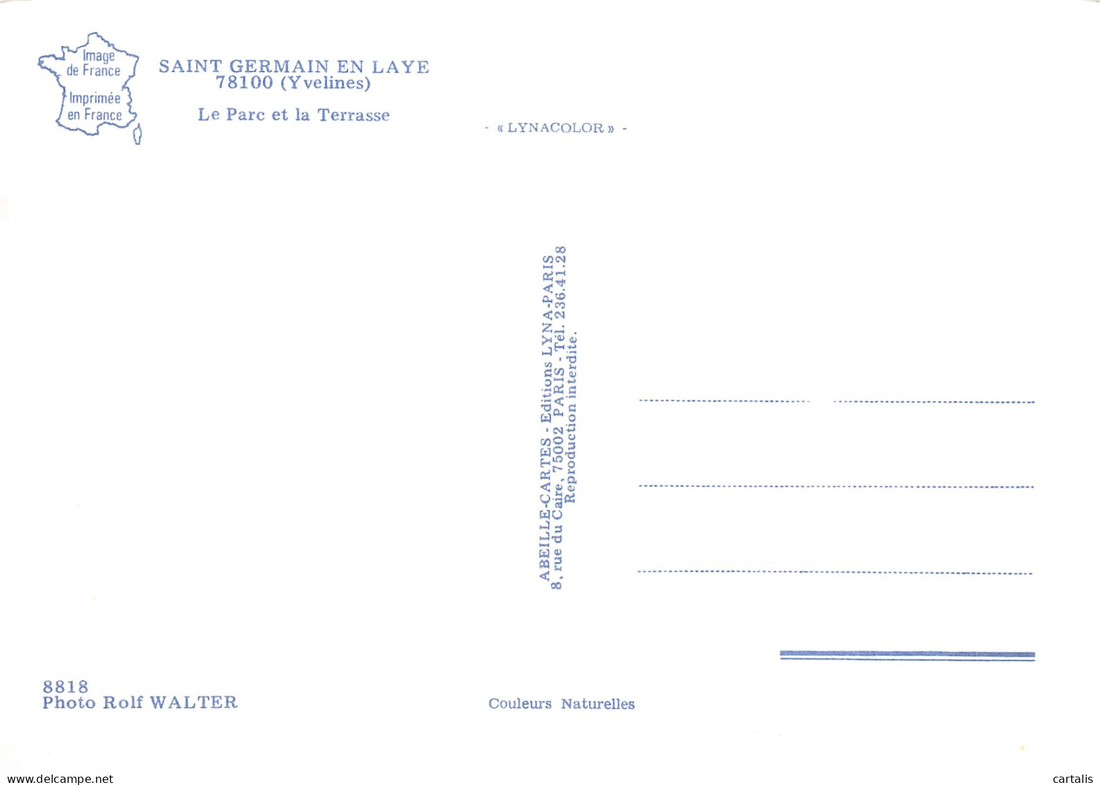 78-SAINT GERMAIN EN LAYE-N°4200-A/0265 - St. Germain En Laye