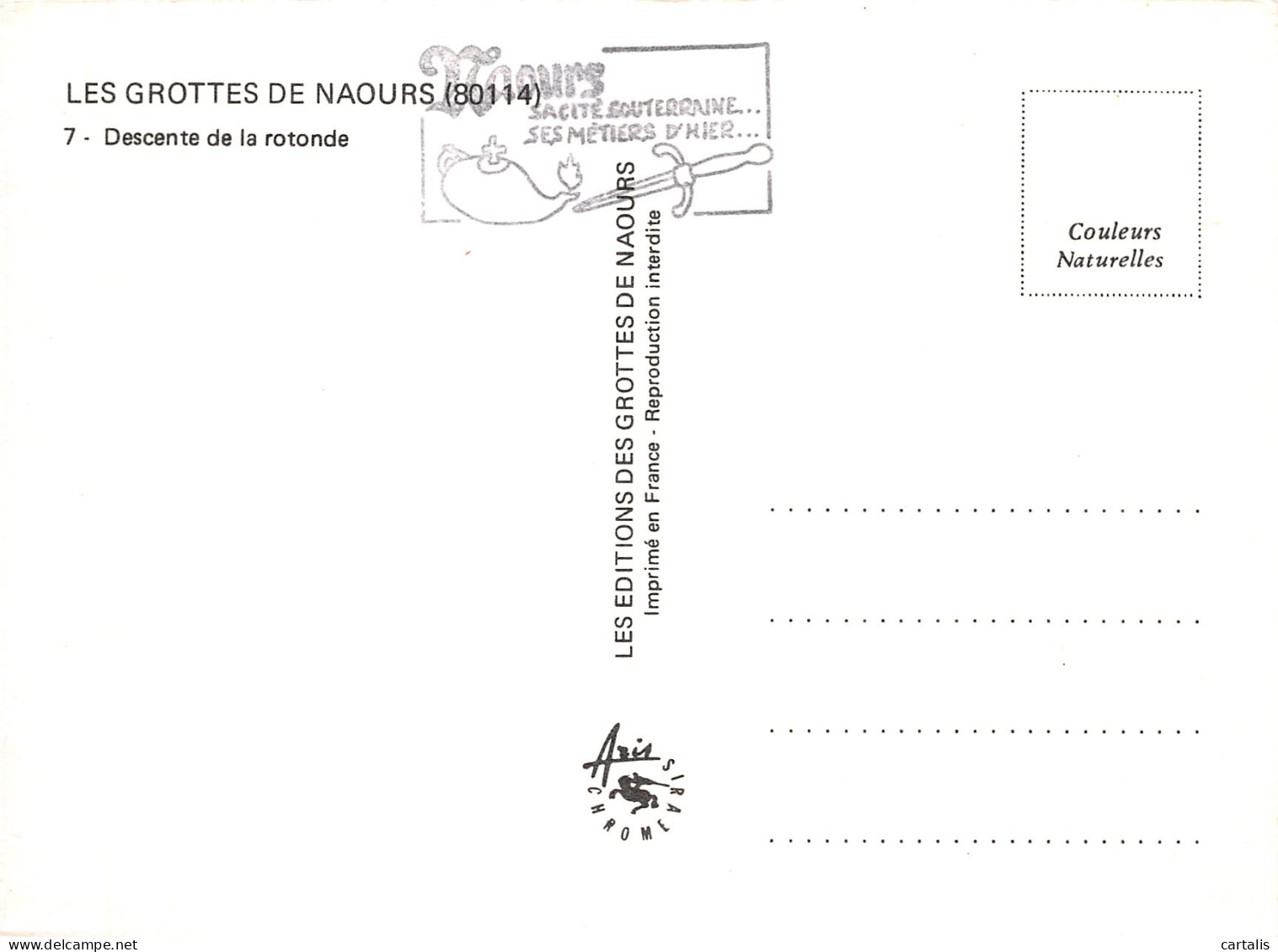 80-GROTTES DE NAOURS-N°4200-A/0269 - Other & Unclassified