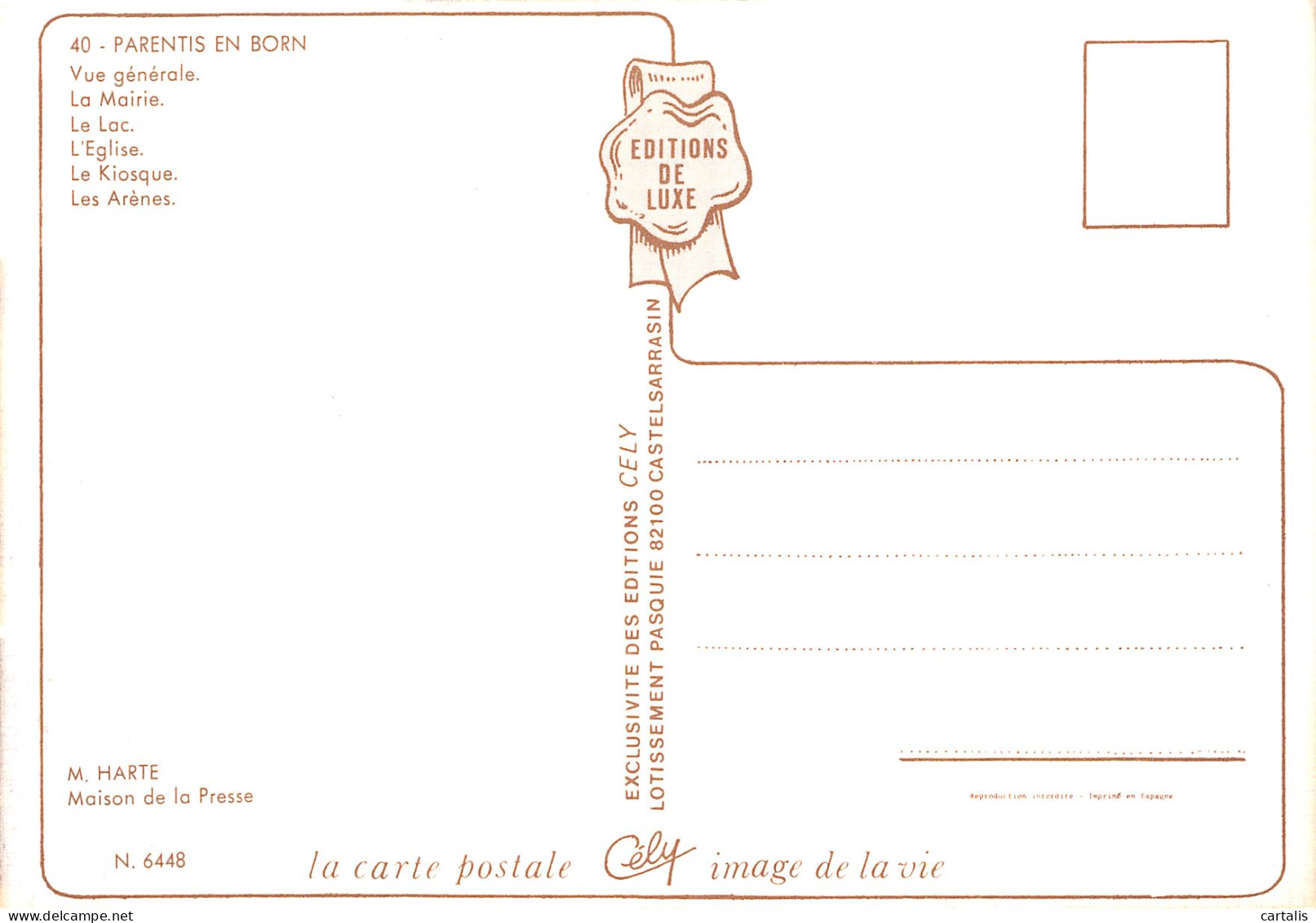 40-PARENTIS EN BORN-N°4200-A/0117 - Autres & Non Classés