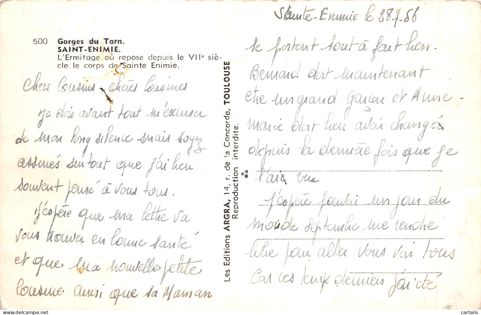 48-SAINT ENIMIE-N°4199-E/0305 - Other & Unclassified