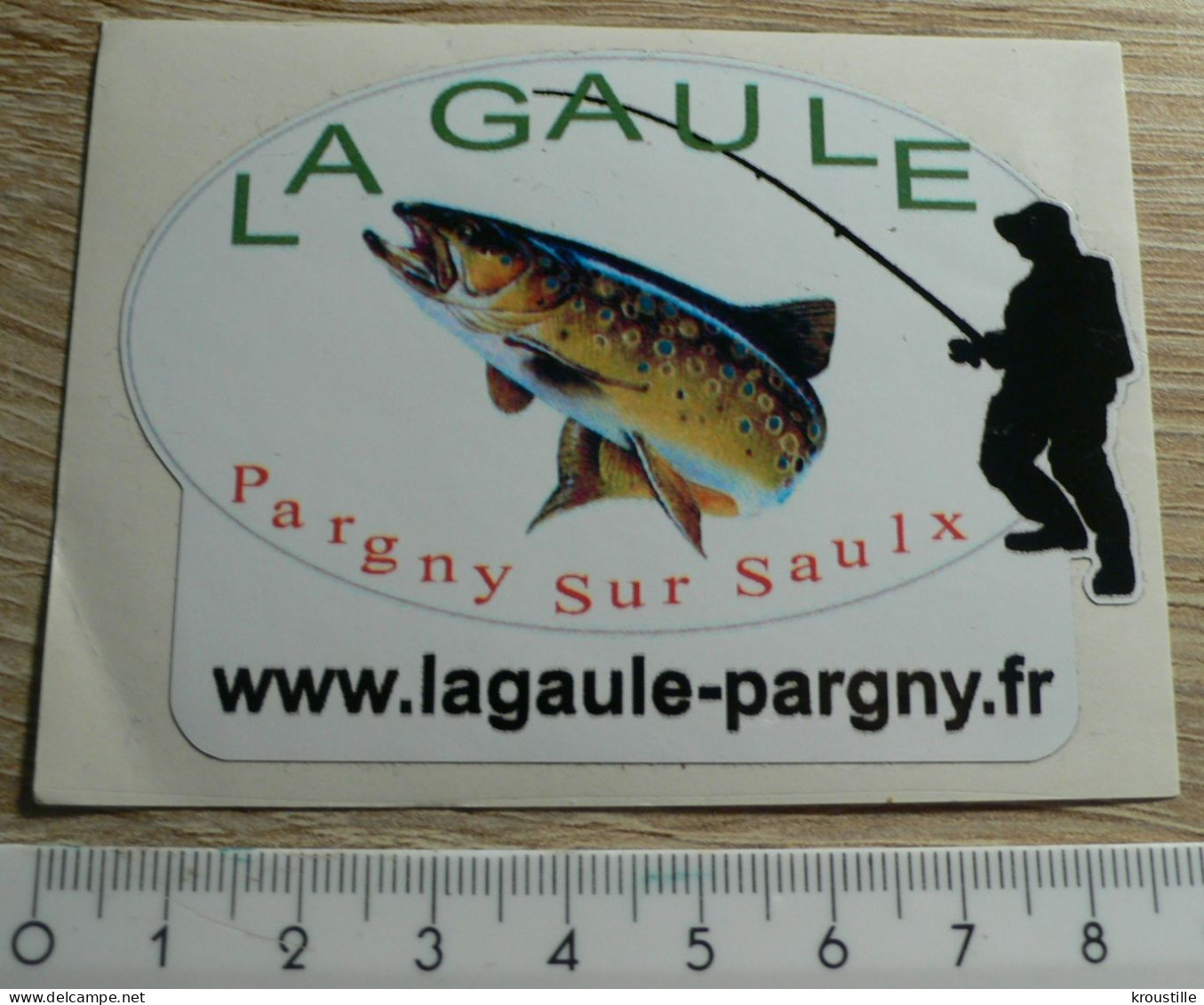 PECHE : AUTOCOLLANT LA GAULE PARGNY - Stickers
