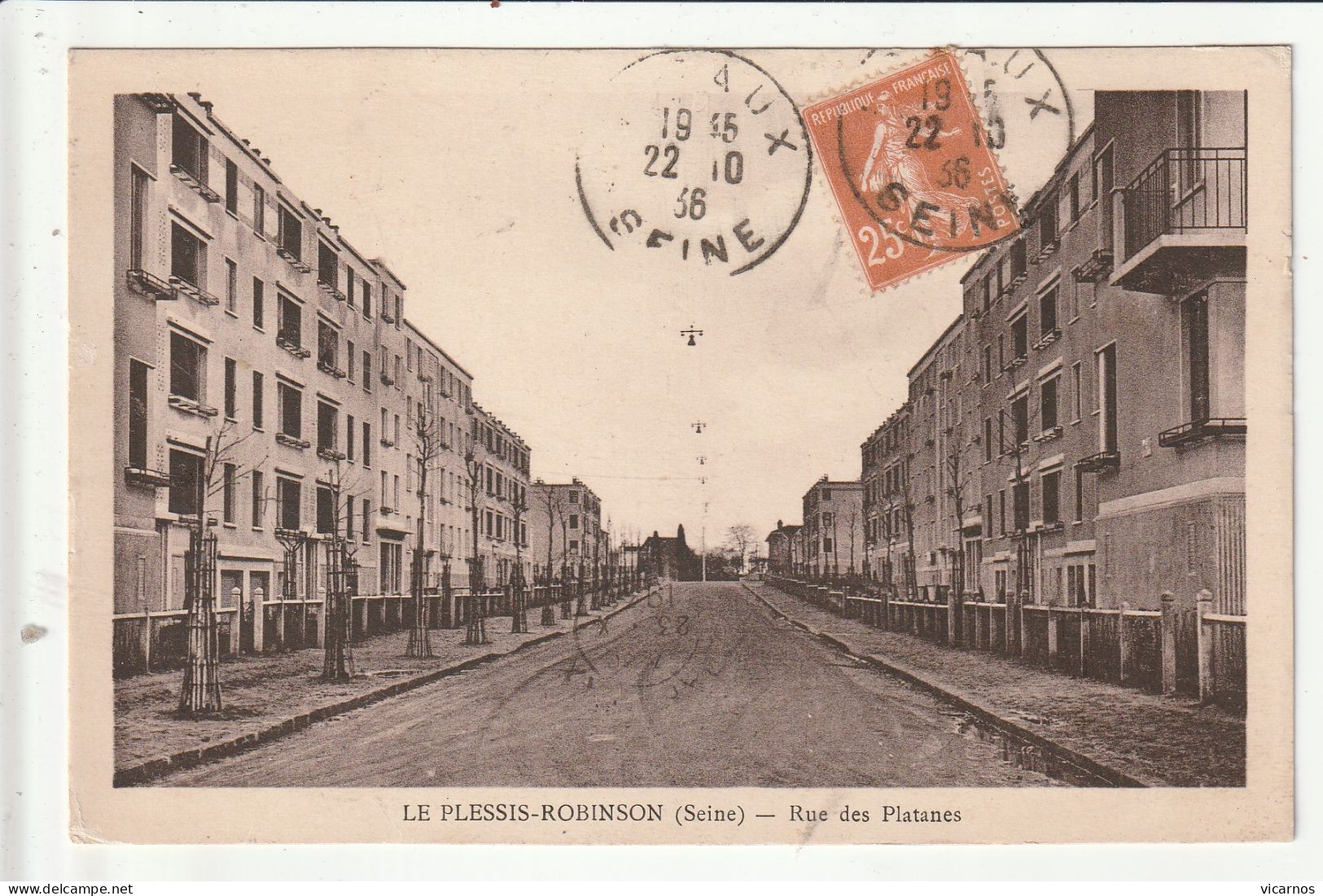 CP 92 LE PLESSIS ROBINSON Rue Des Platanes - Le Plessis Robinson