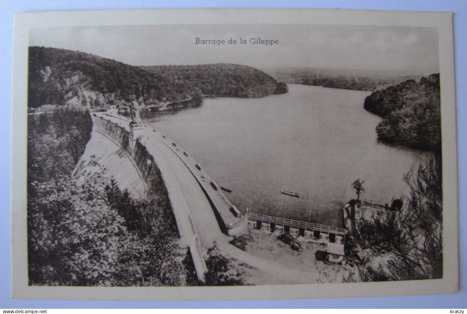 BELGIQUE - LIEGE - LA GILEPPE - Le Barrage - 1949 - Gileppe (Barrage)