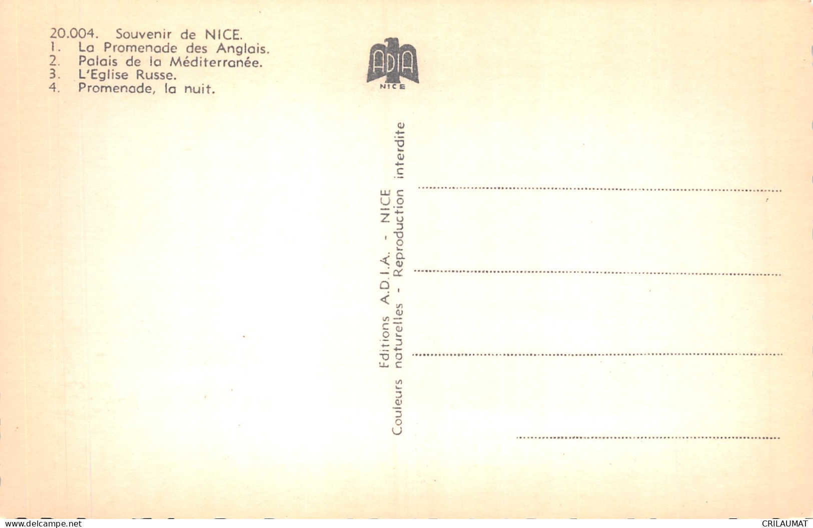 06-NICE-N°5146-B/0243 - Other & Unclassified