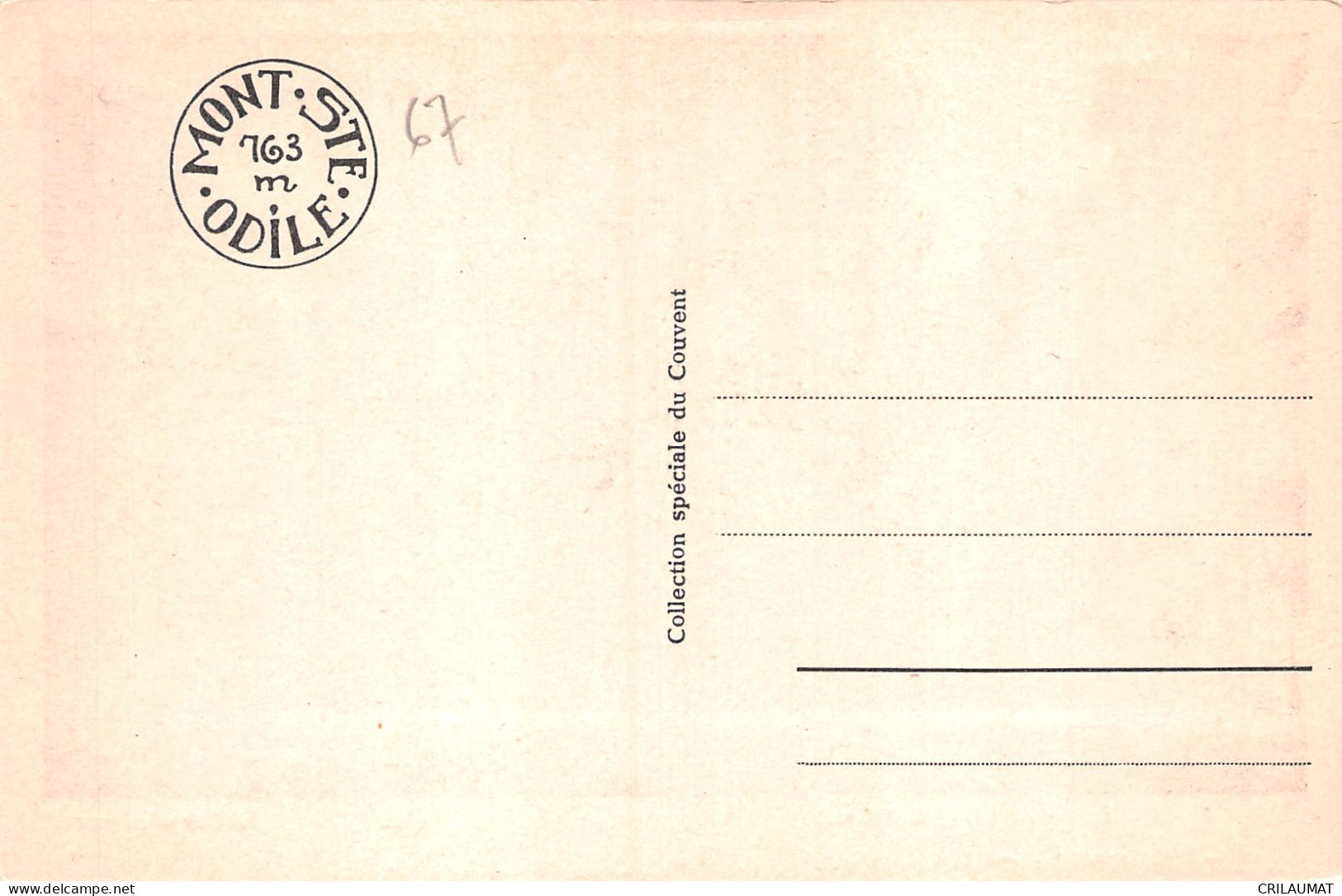 67-MONT SAINTE ODILE-N°5146-B/0059 - Other & Unclassified