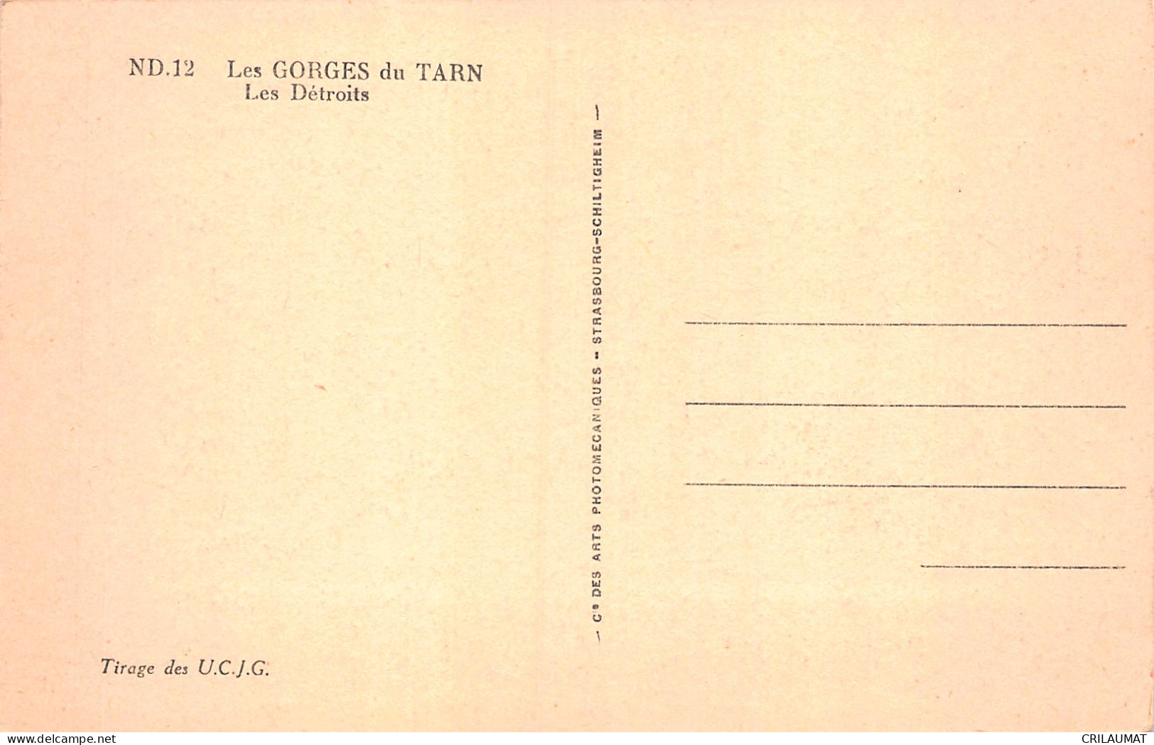 48-GORGES DU TARN-N°5146-A/0335 - Gorges Du Tarn