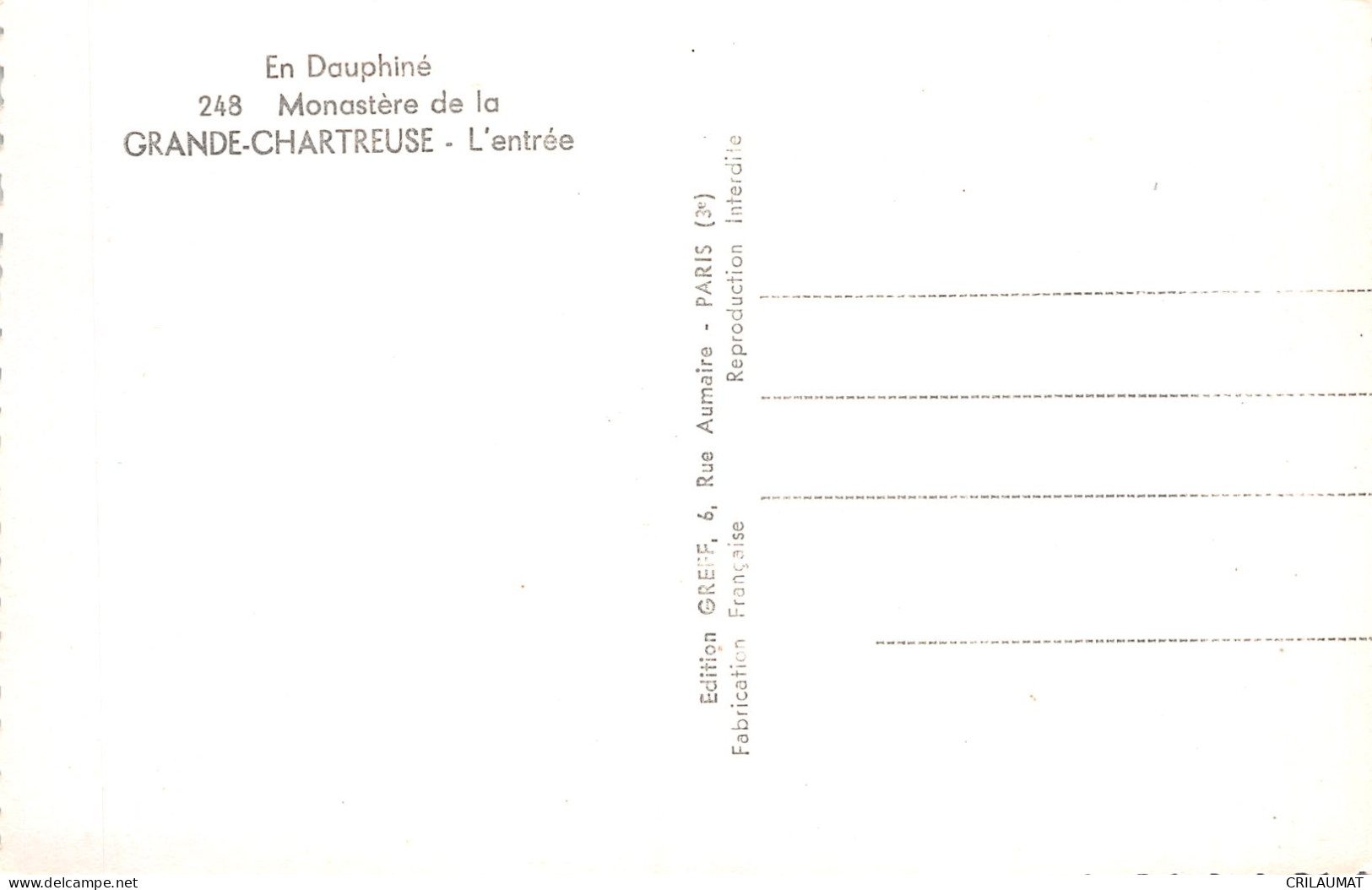 38-LA GRANDE CHARTREUSE-N°5146-A/0219 - Altri & Non Classificati