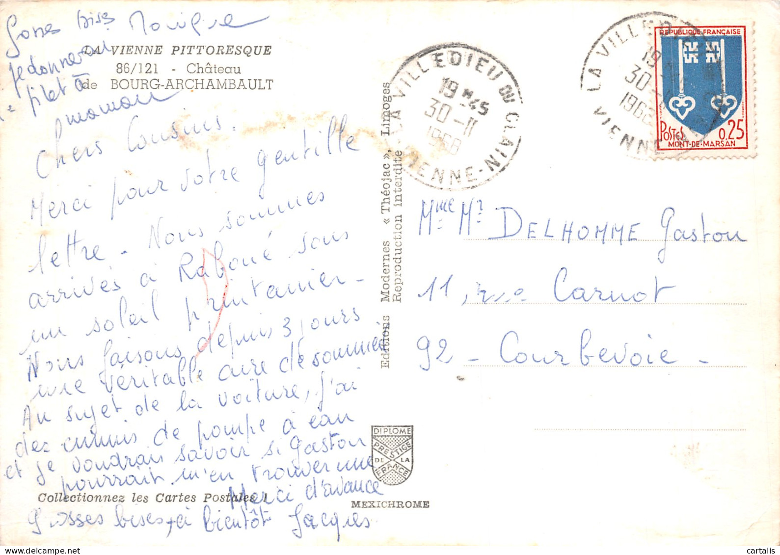 86-BOURG ARCHAMBAULT-N°4200-D/0367 - Other & Unclassified