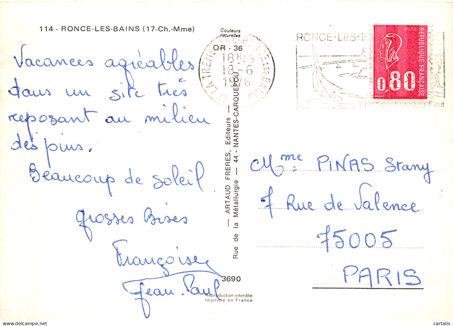 17-RONCE LES BAINS-N°4200-C/0365 - Other & Unclassified