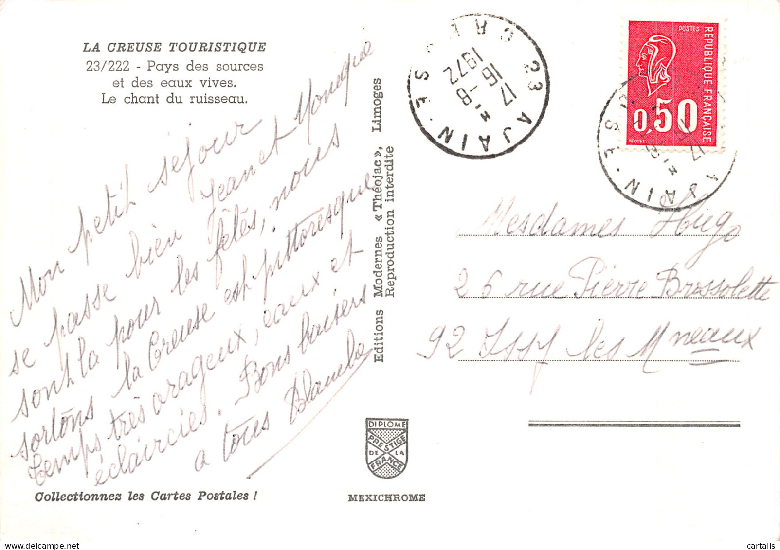 23-CREUSE-N°4200-C/0287 - Other & Unclassified