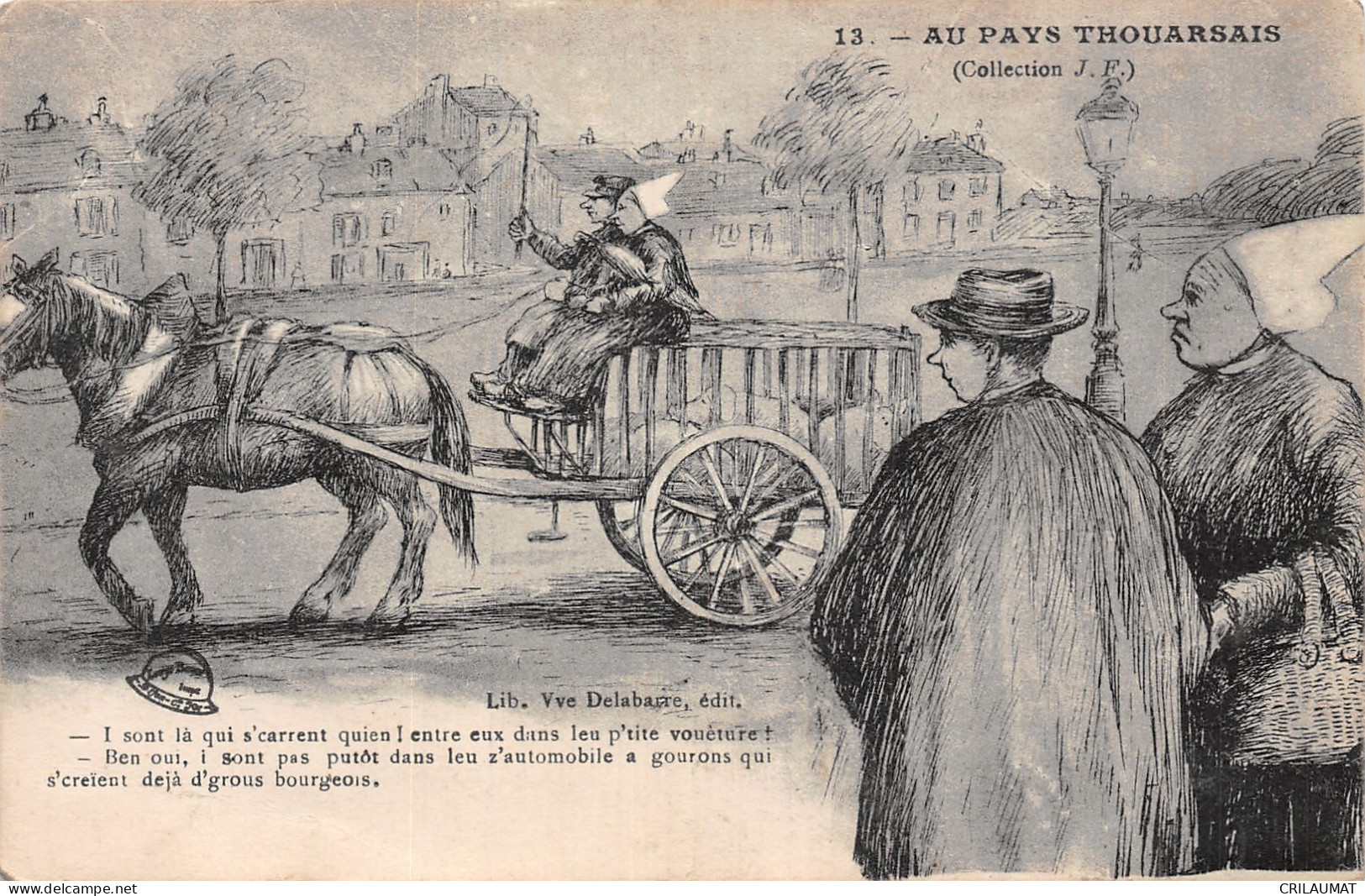 85-PAYS THOUARSAIS FOLKLORE LA VOITURE-N°5146-F/0145 - Autres & Non Classés