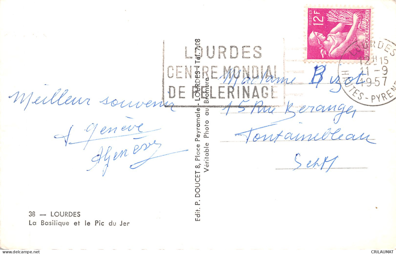 65-LOURDES-N°5146-E/0315 - Lourdes