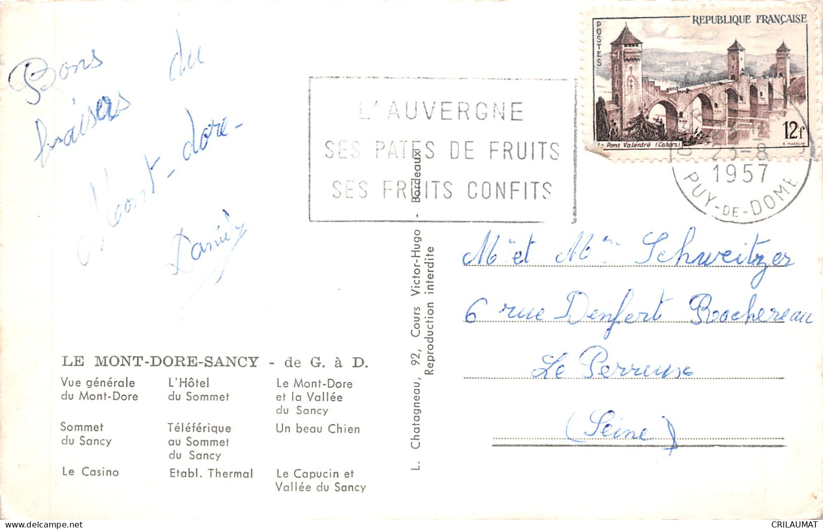 63-LE MONT DORE-N°5146-E/0295 - Le Mont Dore