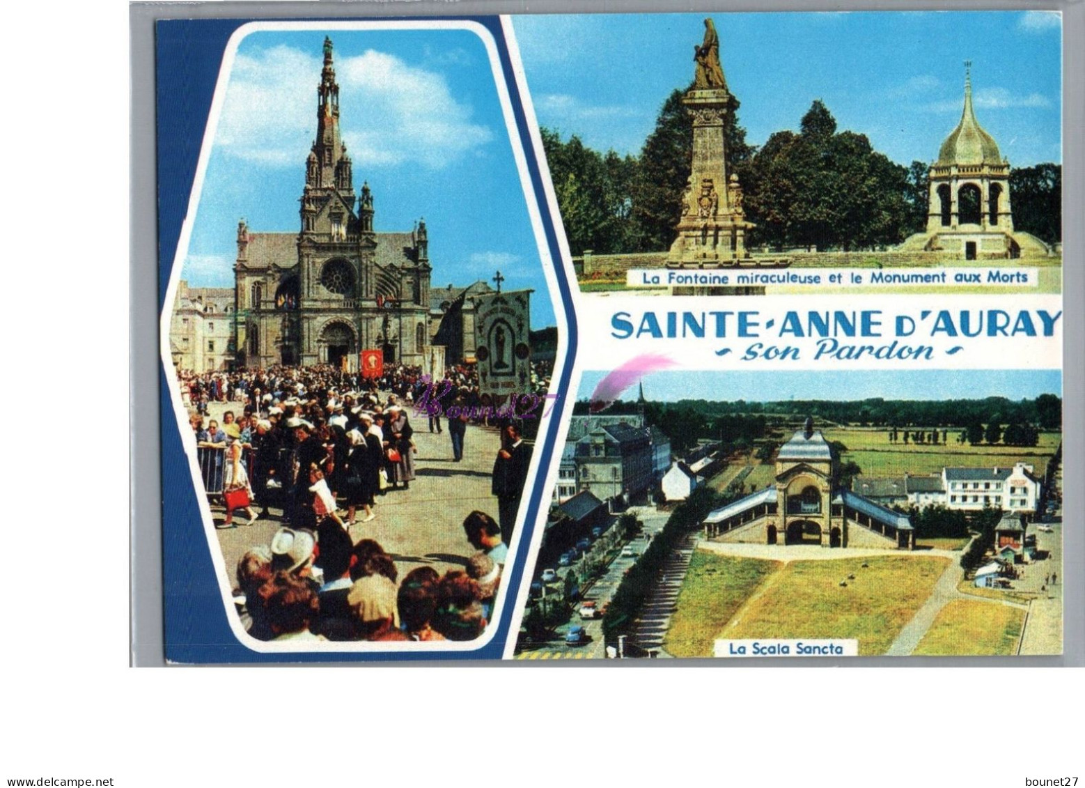 SAINT ANNE D'AURAY 56 - Centre Religieux La Fontaine Miraculeuse La Scala Sancta - Sainte Anne D'Auray