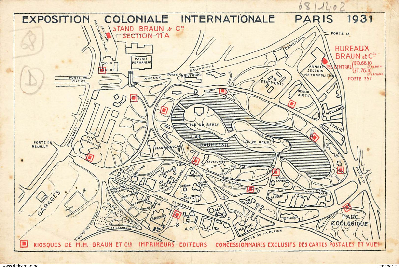 D9411 Publicité BRAUN & CIE Usine A Mulhouse Dornach - Sonstige & Ohne Zuordnung