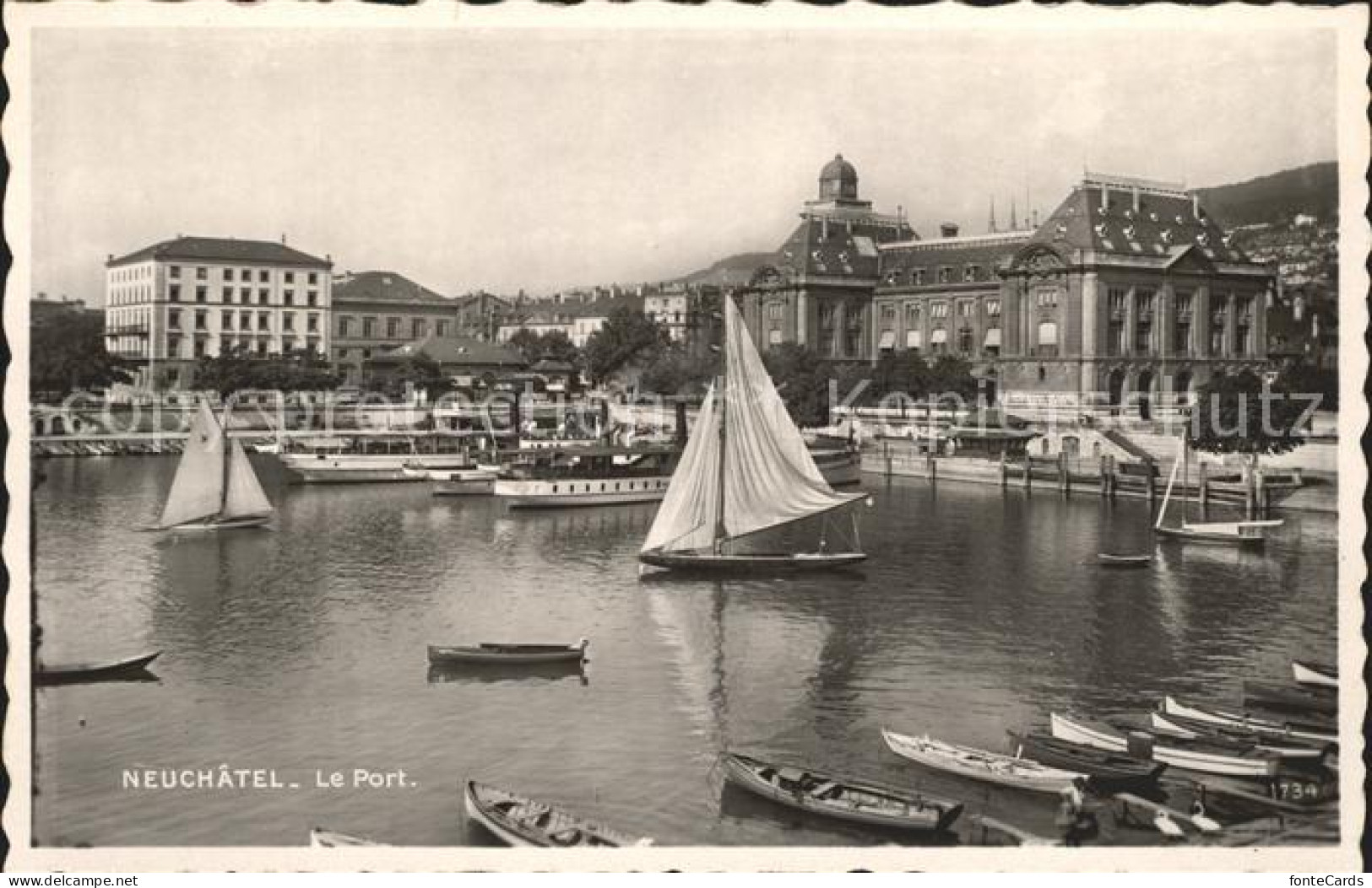 12014017 Neuchatel NE Le Port Hafen Neuchatel - Autres & Non Classés