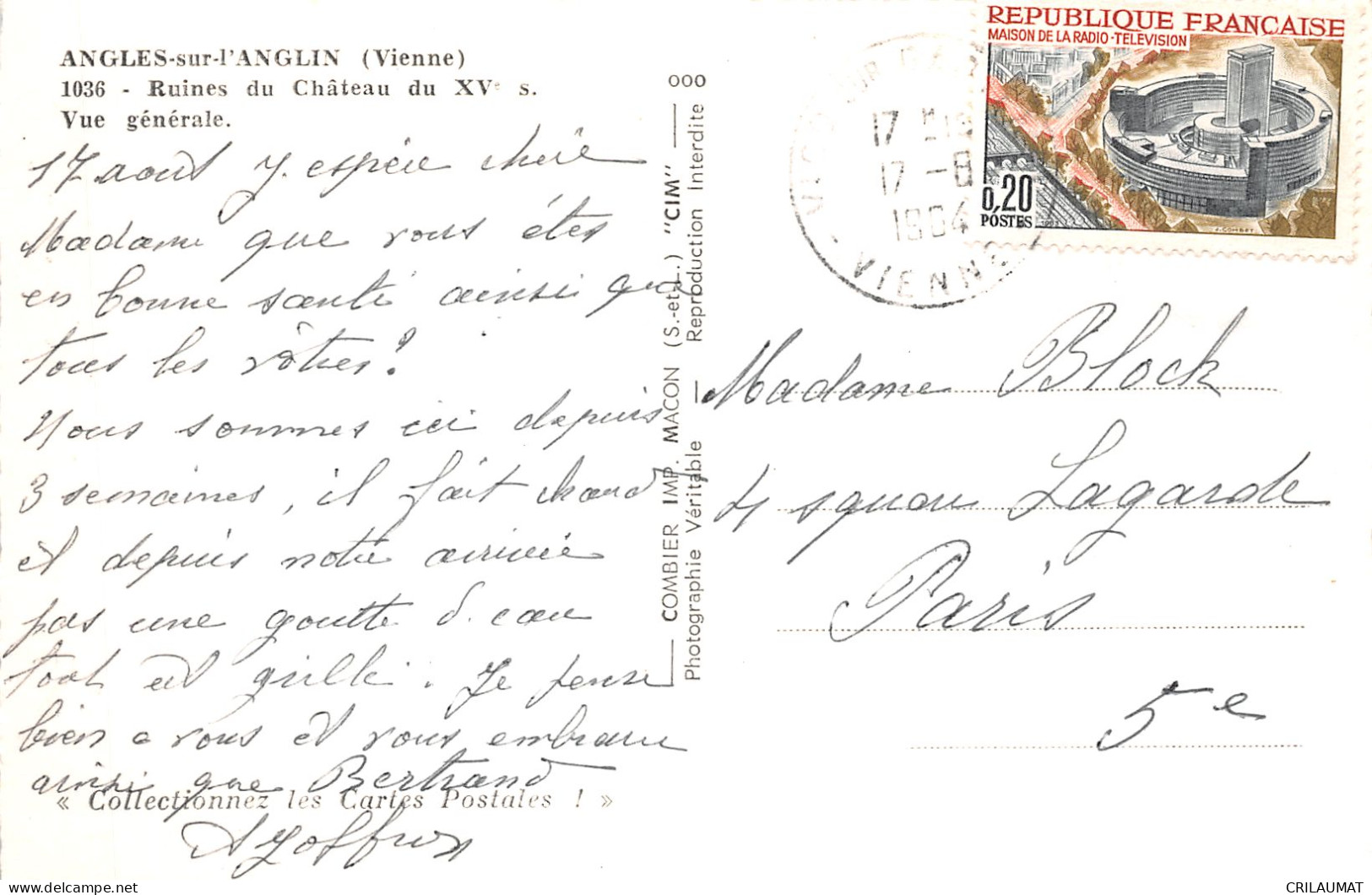 86-ANGLES SUR L ANGLIN-N°5146-D/0197 - Other & Unclassified