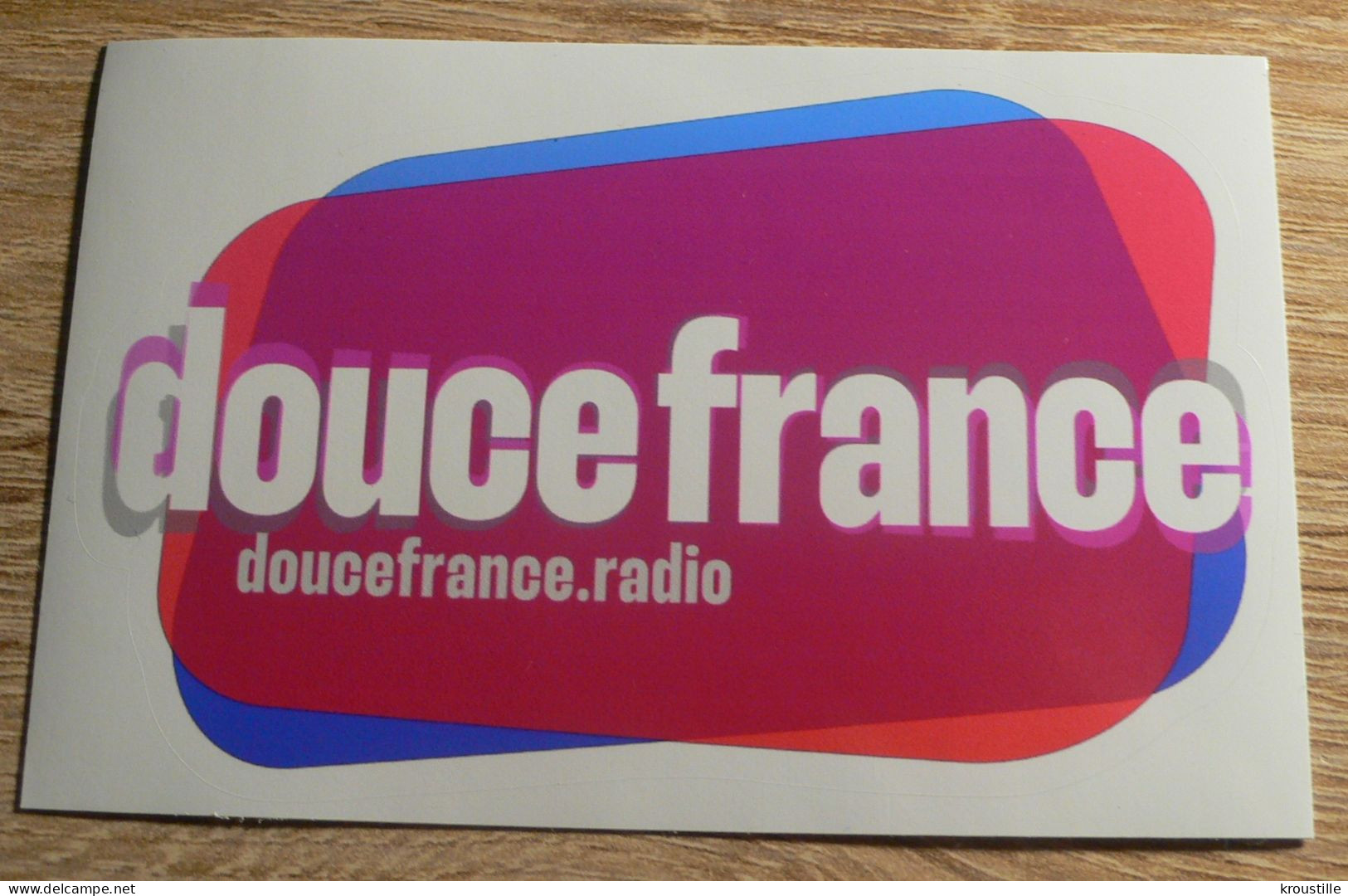THEME RADIO : AUTOCOLLANT DOUCE FRANCE - Stickers