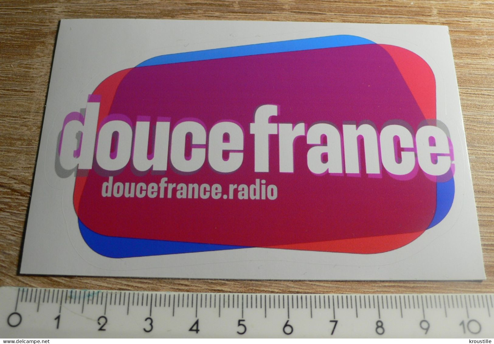 THEME RADIO : AUTOCOLLANT DOUCE FRANCE - Pegatinas