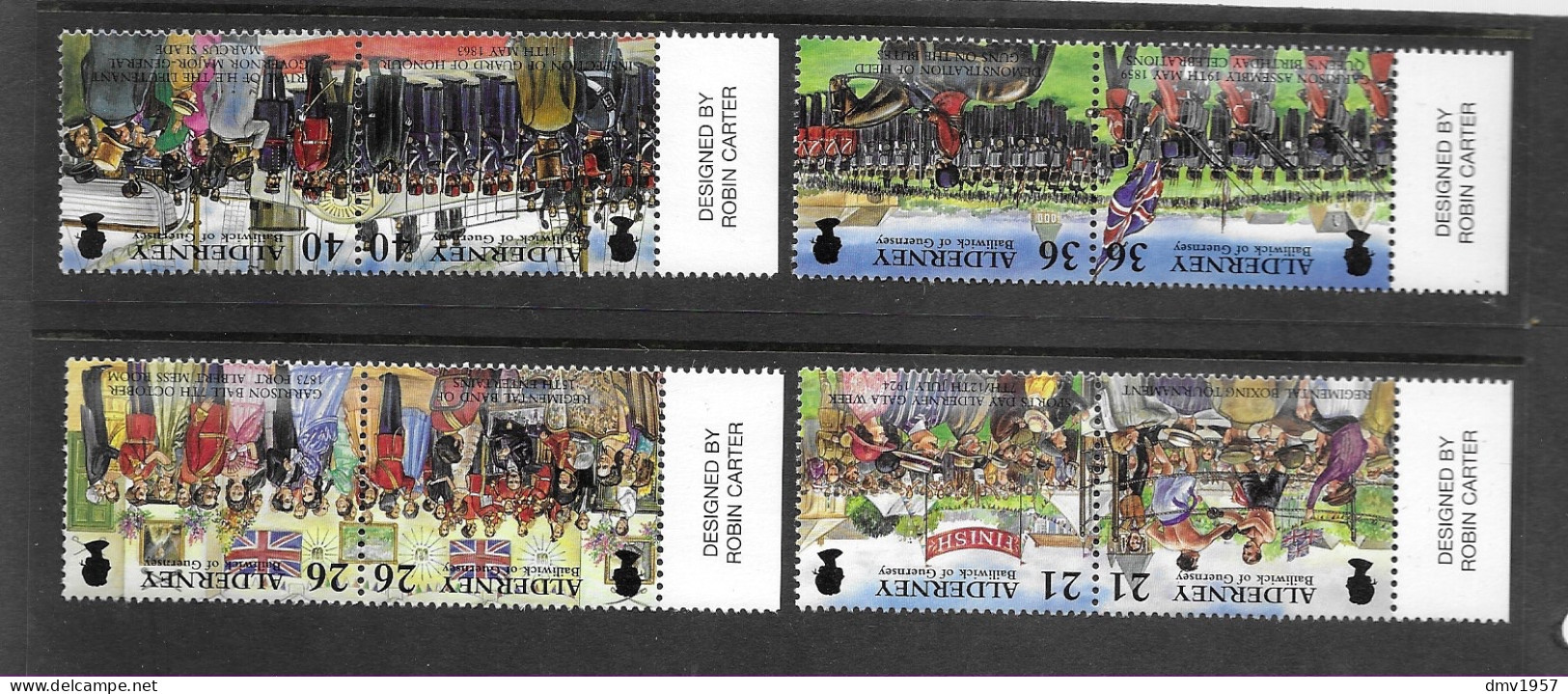 Alderney 1997/2000 MNH Garrison Island (1st - 4th Issues) - Alderney