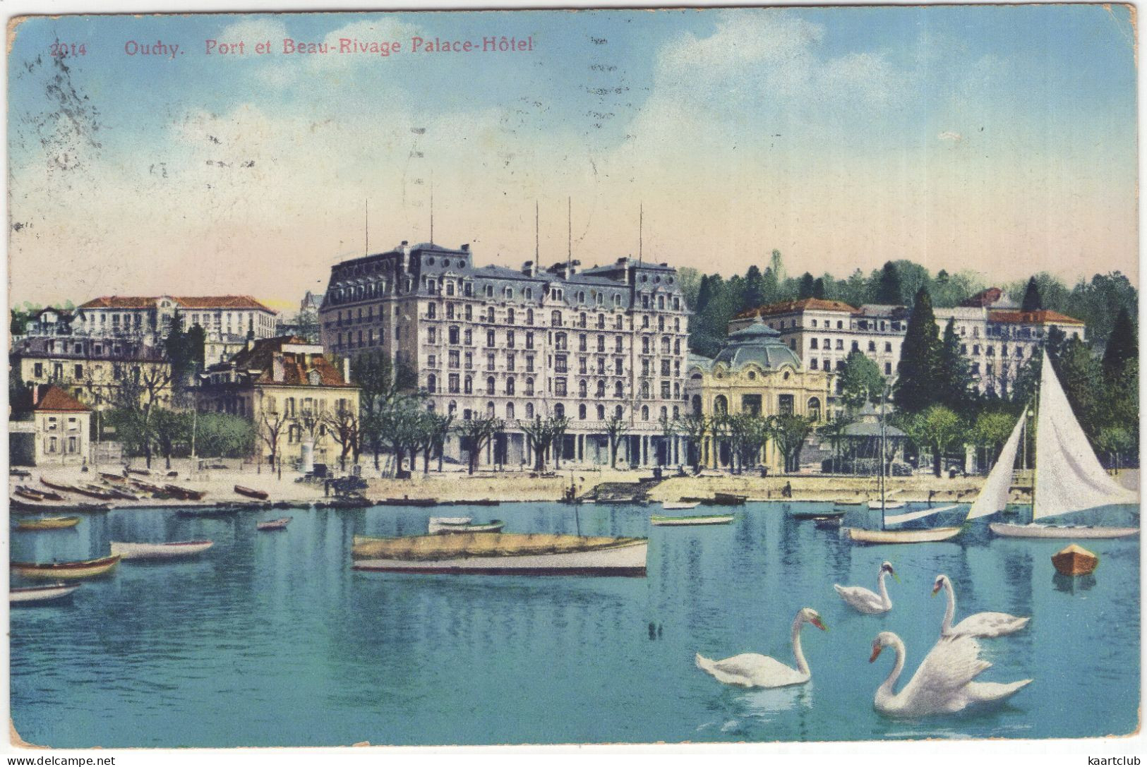 2014 Ouchy.  Port Et Beau-Rivage Palace Hotel - (Schweiz/Suisse/Switzerland) - 1913 - Lausanne