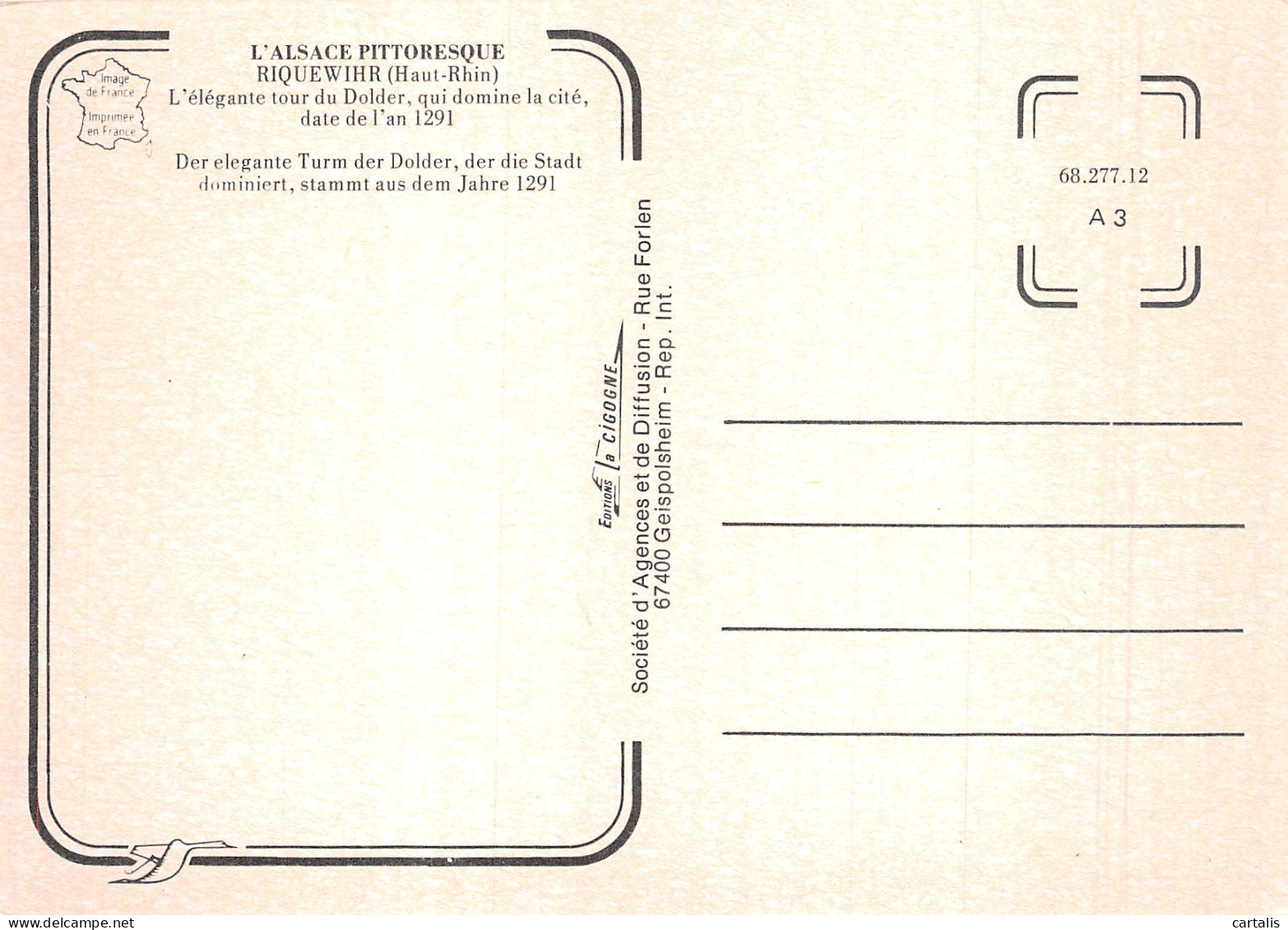 68-RIQUEWIHR-N°4201-B/0199 - Riquewihr