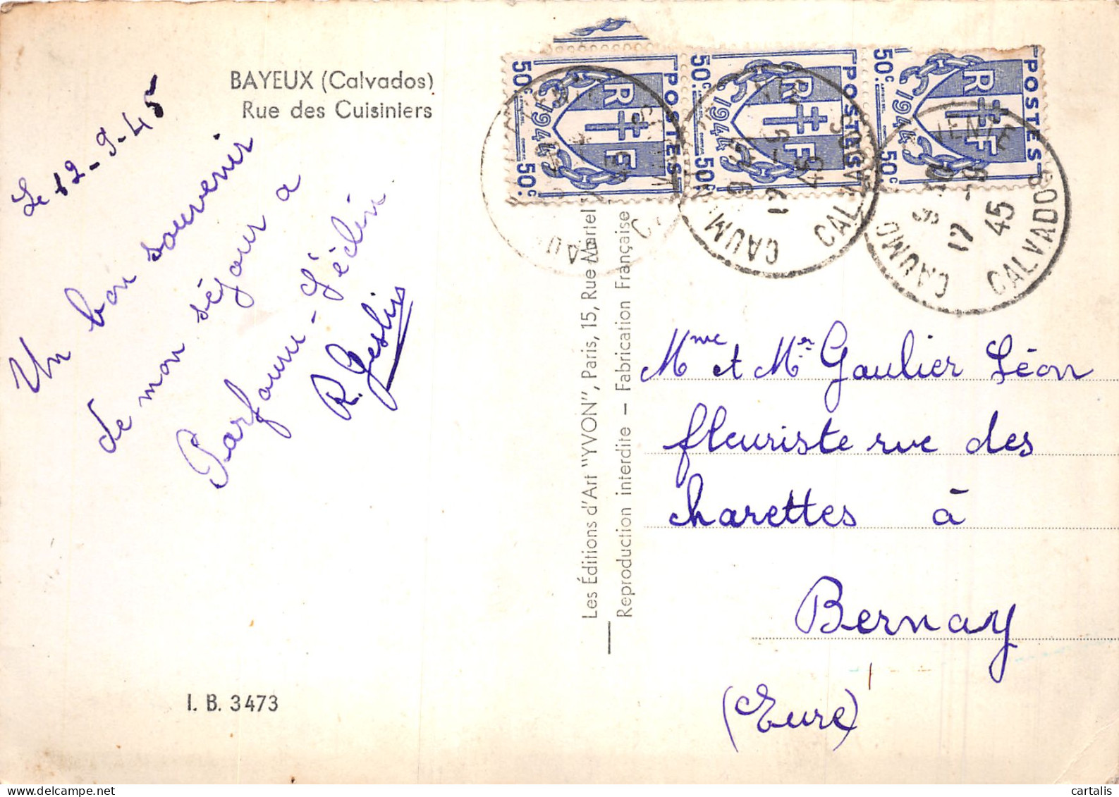 14-BAYEUX-N°4201-B/0041 - Bayeux
