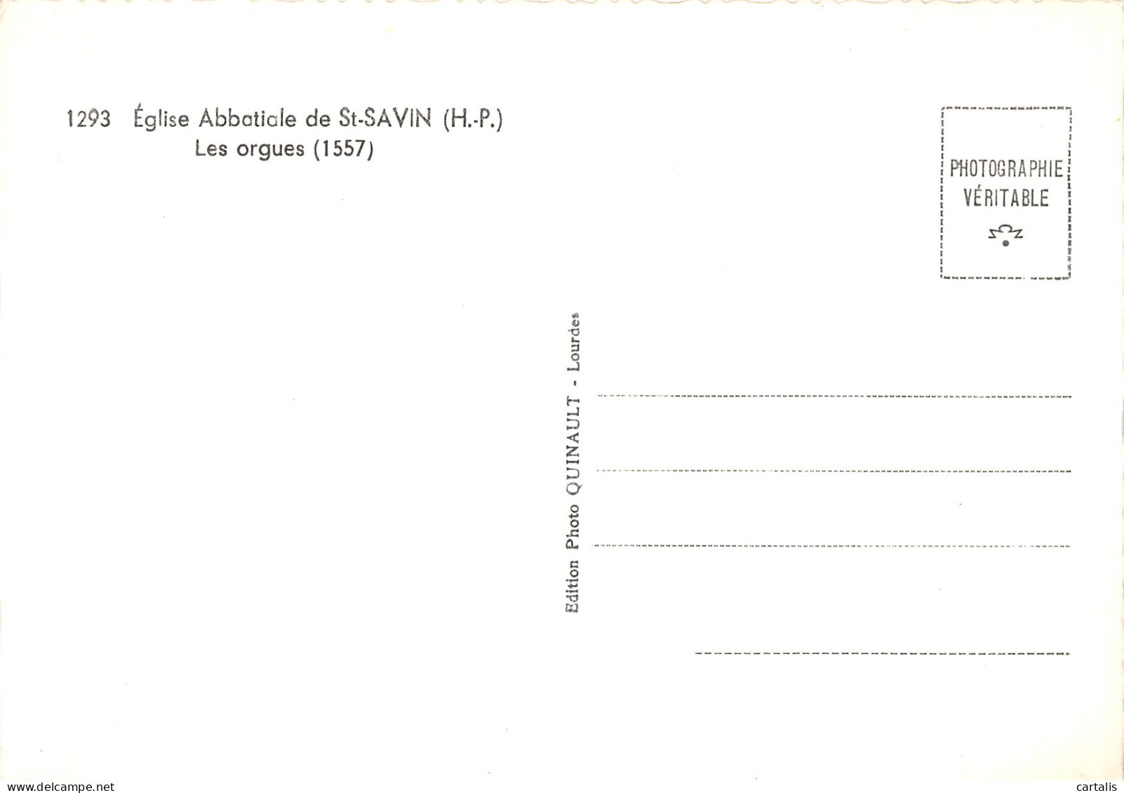 65-SAINT SAVIN-N°4201-B/0007 - Other & Unclassified