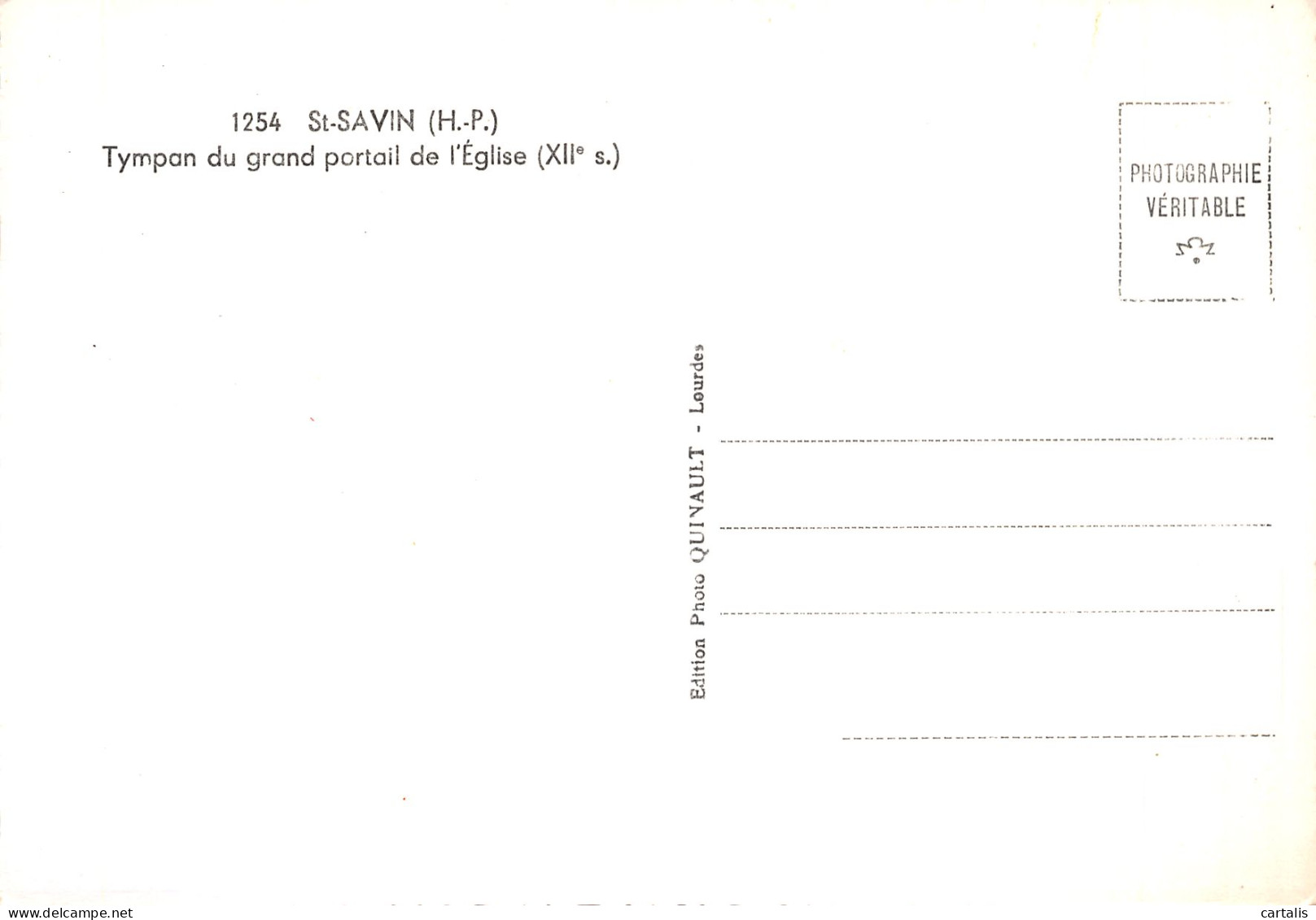 65-SAINT SAVIN-N°4201-B/0005 - Otros & Sin Clasificación