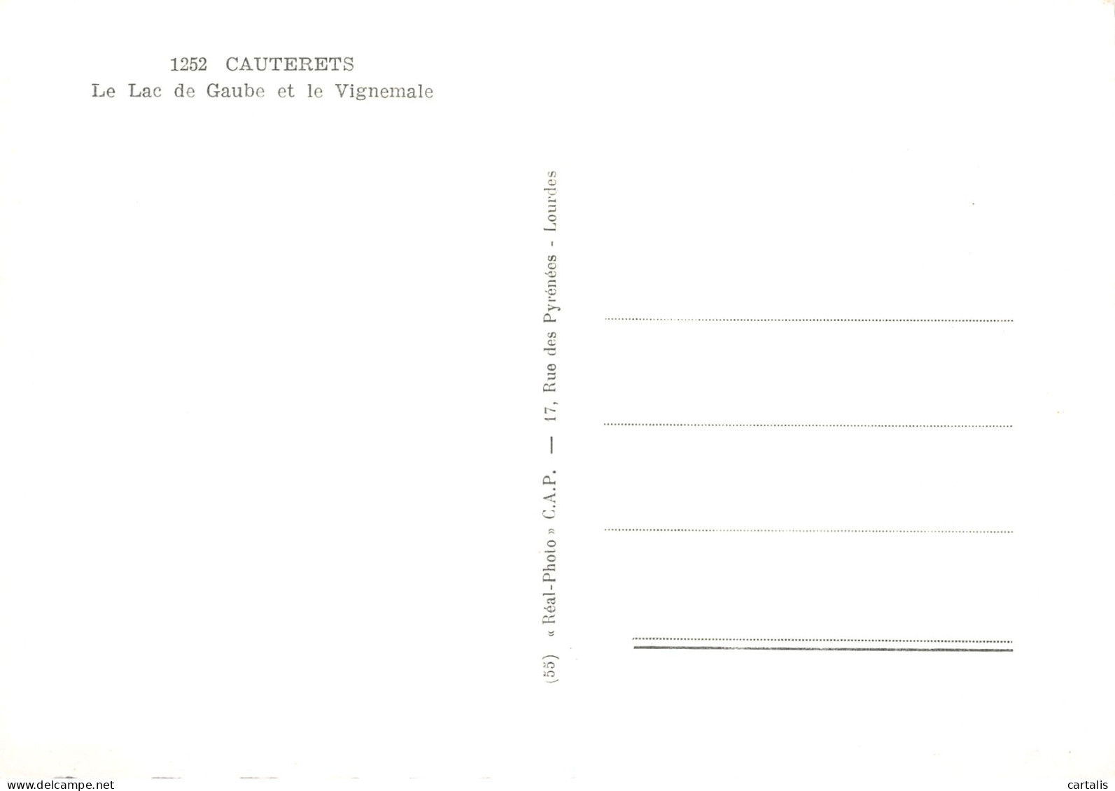 65-LE LAC DE GAUBE-N°4201-A/0307 - Other & Unclassified