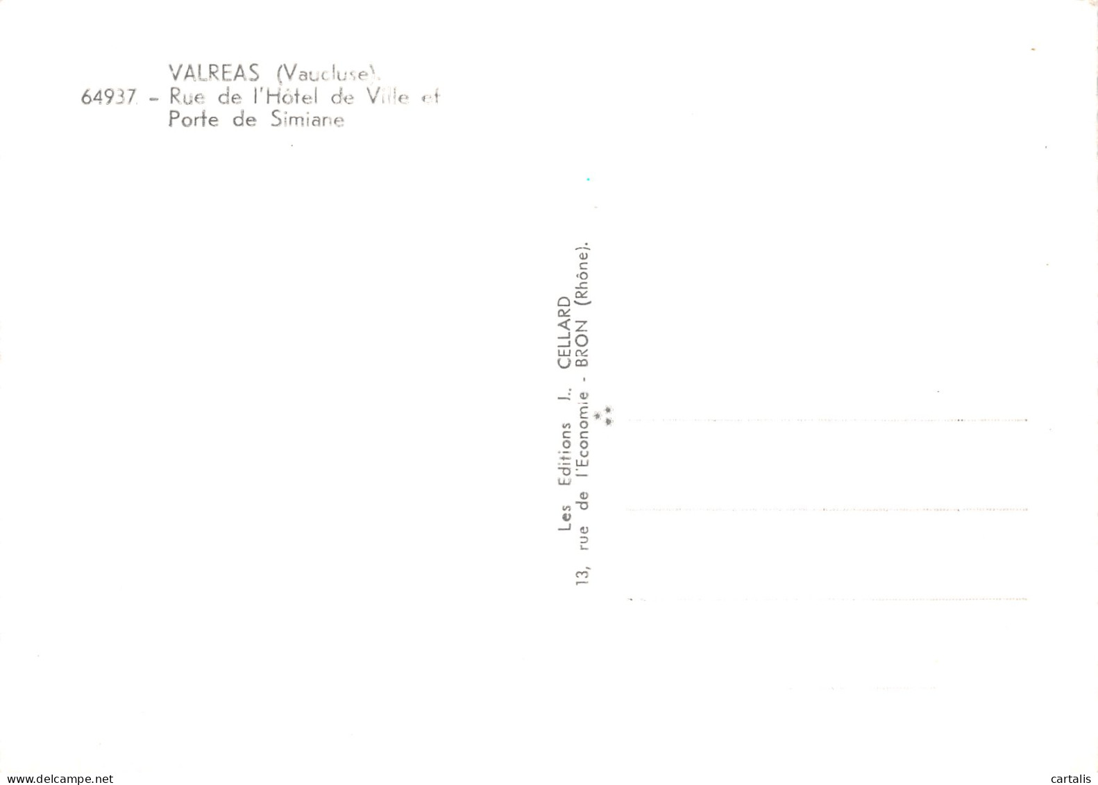 34-VALREAS-N°4201-A/0277 - Andere & Zonder Classificatie