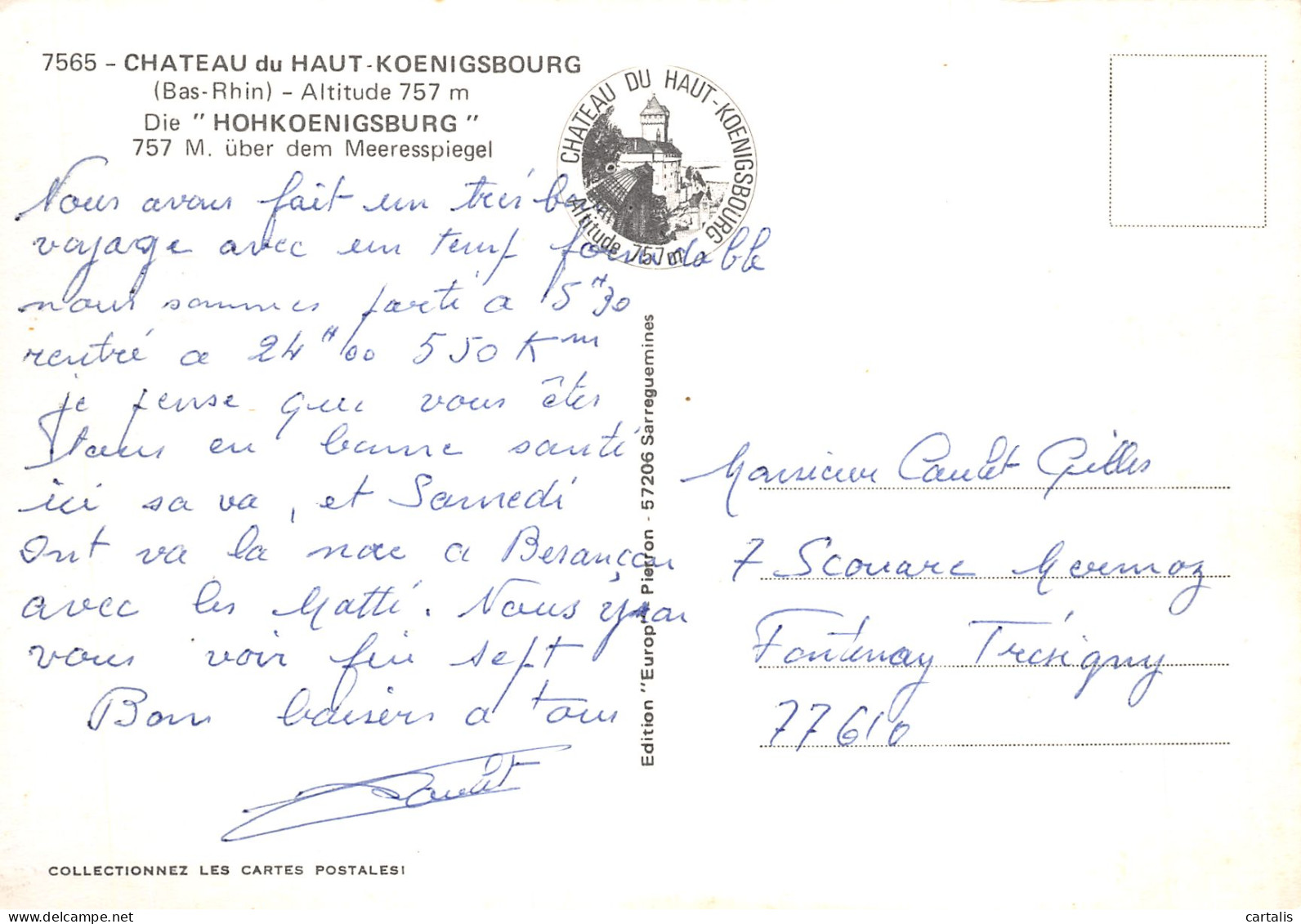 67-HAUT KOENIGSBOURG LE CHATEAU-N°4201-A/0269 - Otros & Sin Clasificación