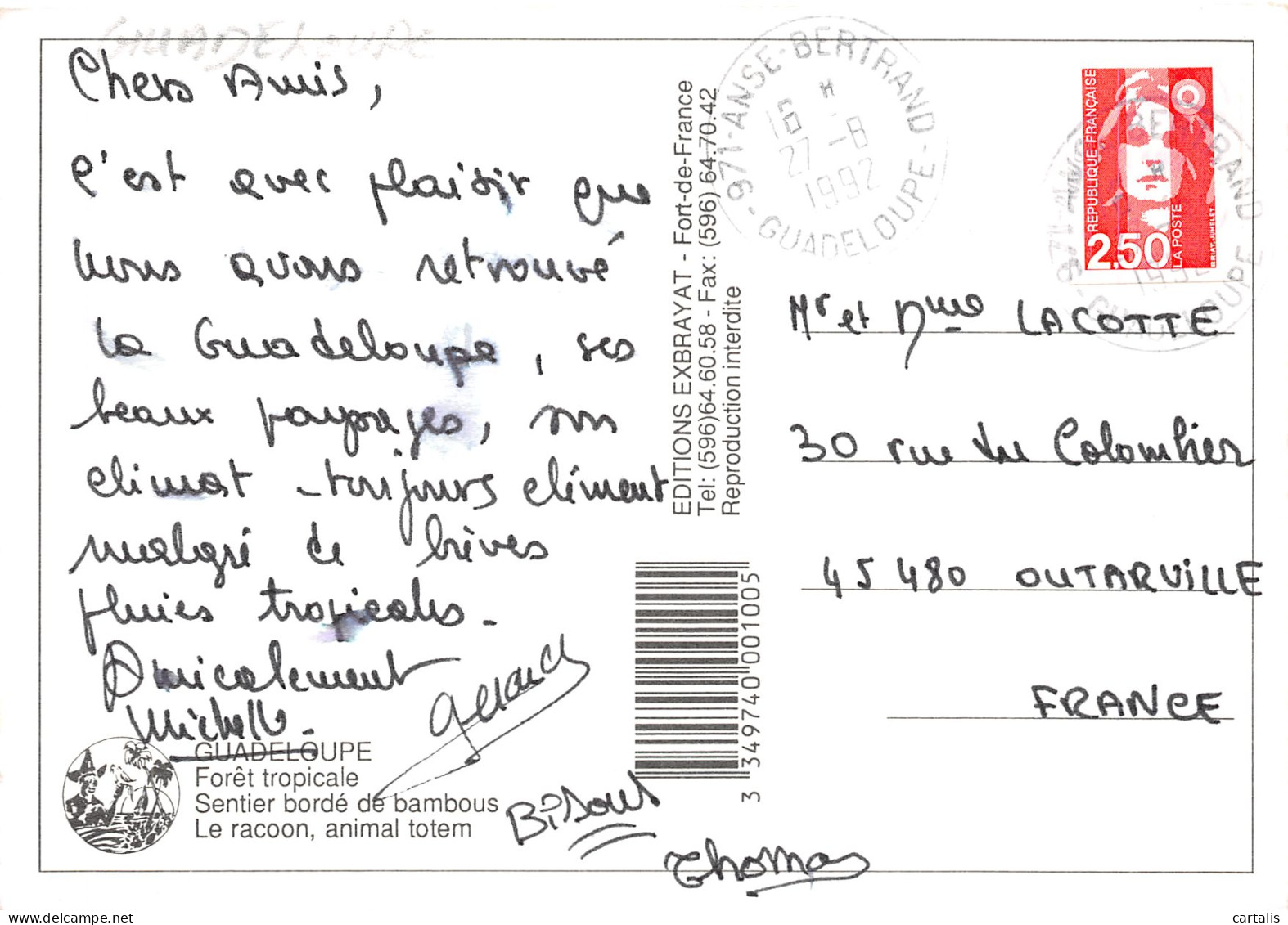 971-GUADELOUPE FORET TROPICALE-N°4201-A/0003 - Other & Unclassified