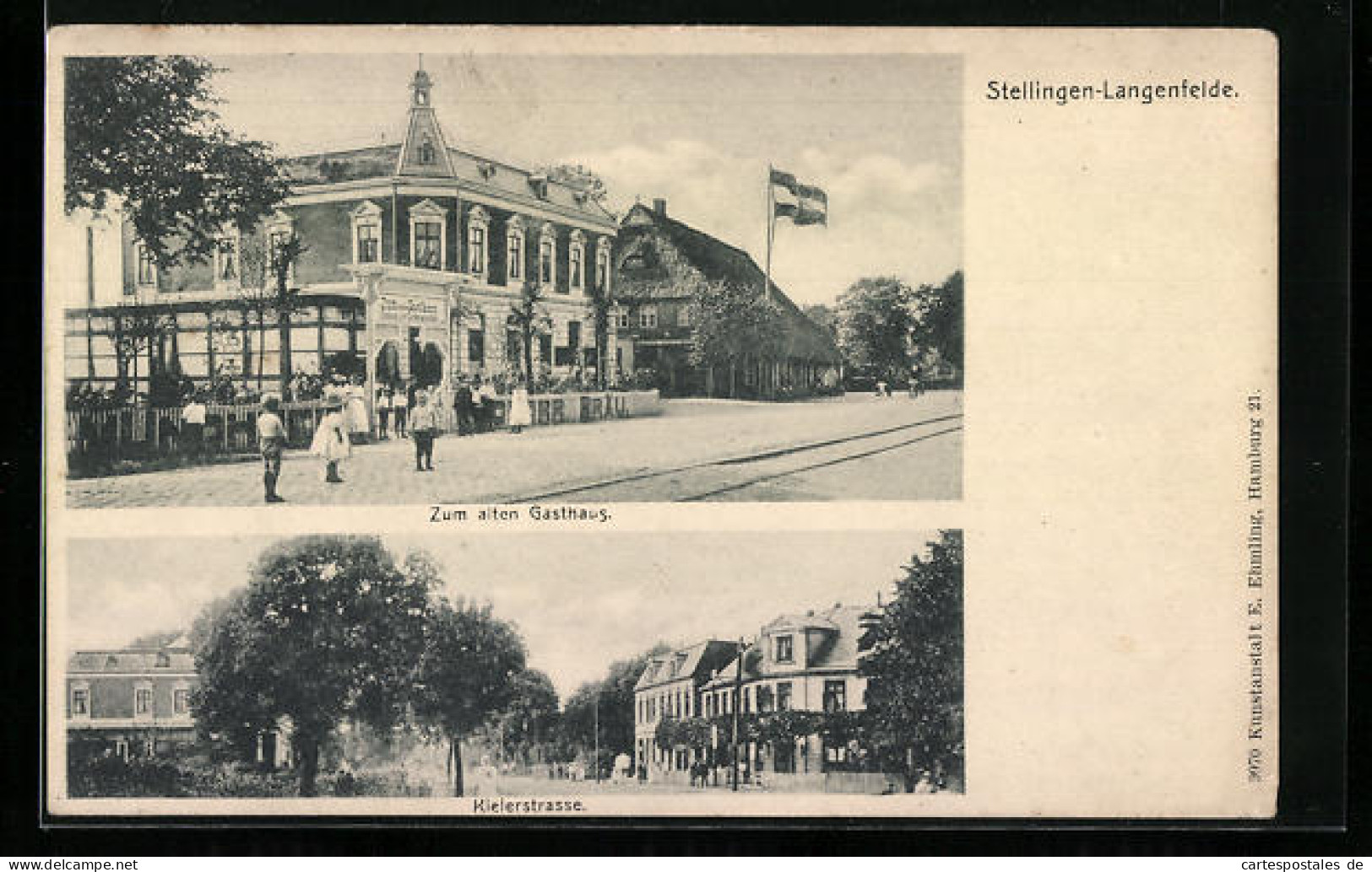 AK Hamburg-Langenfelde, Zum Alten Gasthaus, In Der Kielerstrasse  - Eimsbüttel