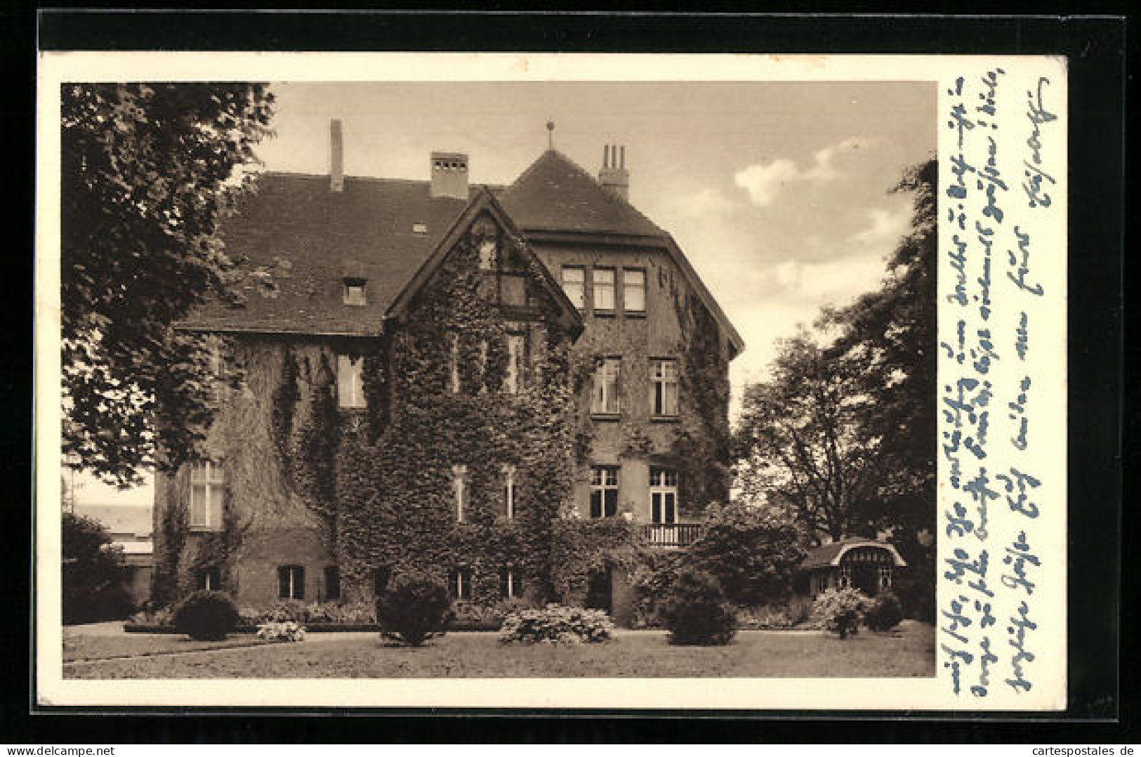 AK Bernburg I. Anh., Schloss Weddegast Vom Garten Betrachtet  - Bernburg (Saale)