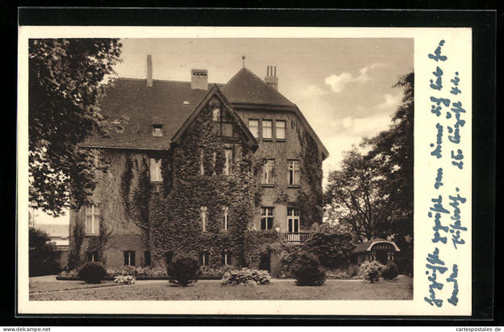 AK Bernburg, Schloss Weddegast Vom Garten Betrachtet  - Bernburg (Saale)