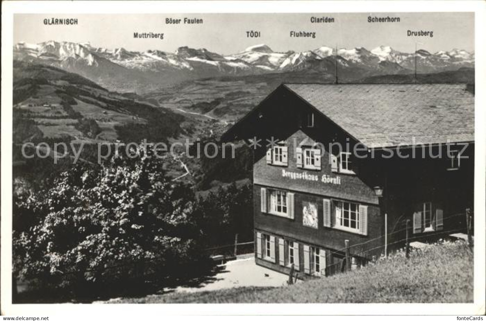 12012527 Hoernli Kulm Berggasthaus Wahrzeichen Des Toesstals Alpenpanorama Hoern - Sonstige & Ohne Zuordnung