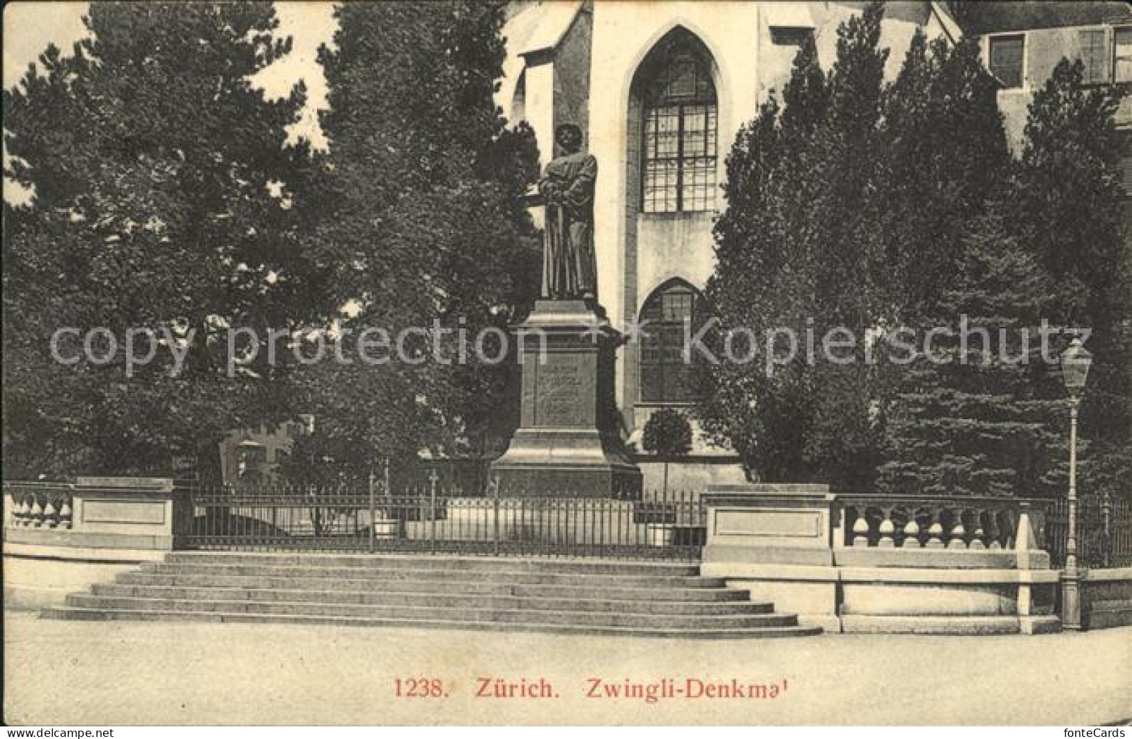 12012497 Zuerich Zwingli Denkmal Zuerich - Sonstige & Ohne Zuordnung