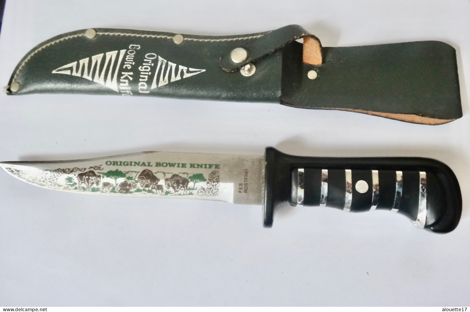 Couteau De Chasse Original Bowie KNIFE - Armes Blanches