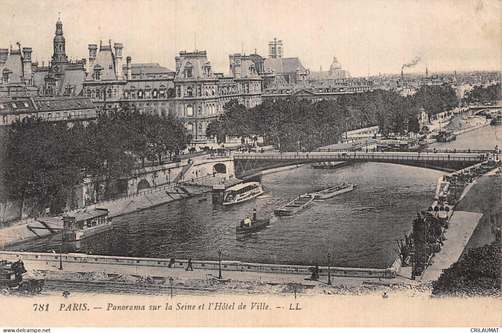 75-PARIS HOTEL DE VILLE-N°5146-G/0317 - Sonstige & Ohne Zuordnung