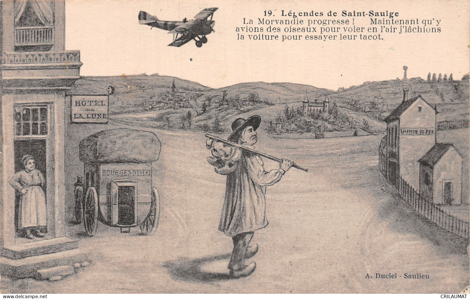 58-SAINT SAULGE FOLKLORE LES OISEAUX-N°5146-G/0223 - Autres & Non Classés